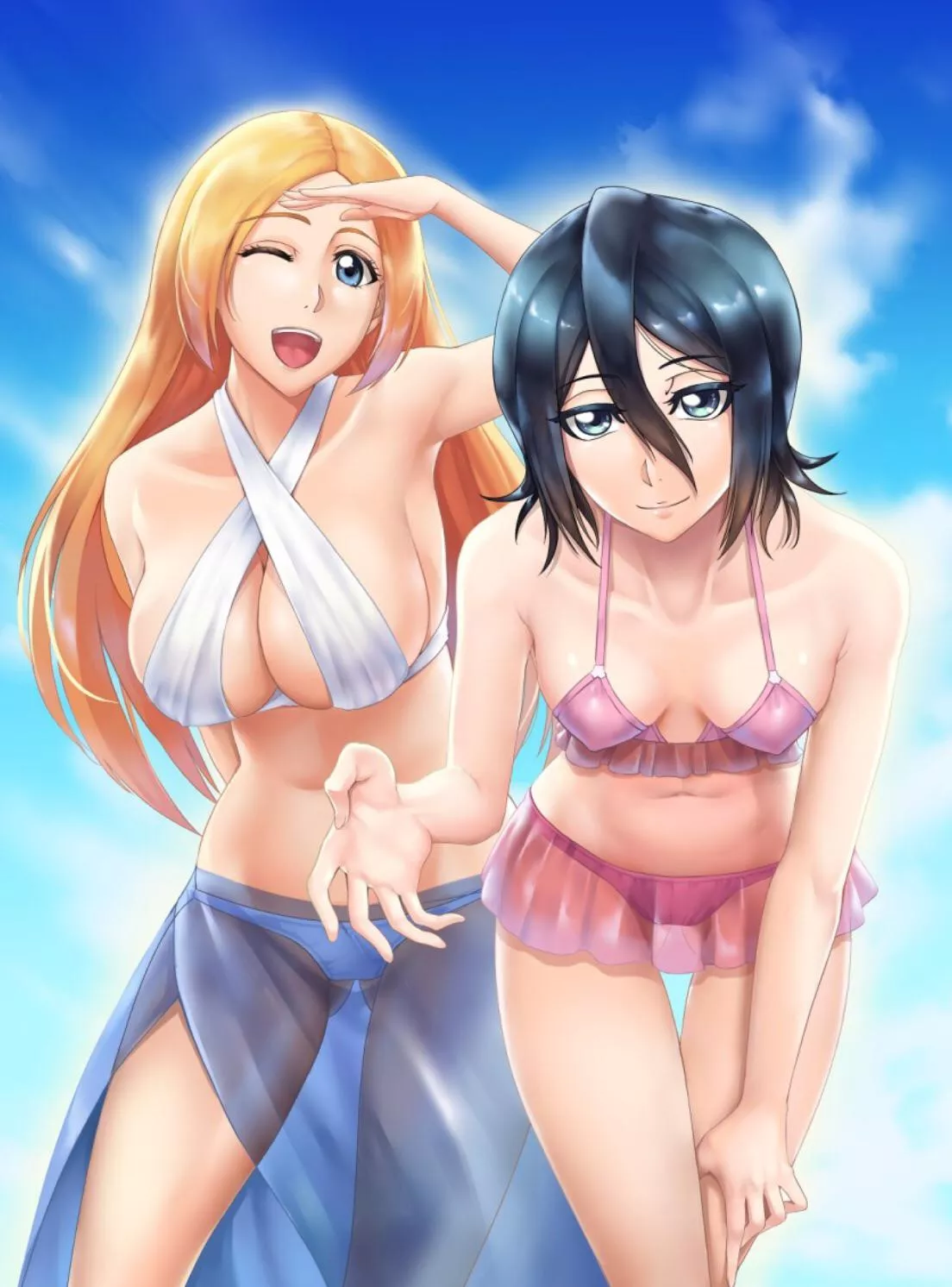 Orihime and rukia in swimsuits posted by Major-Complaint1