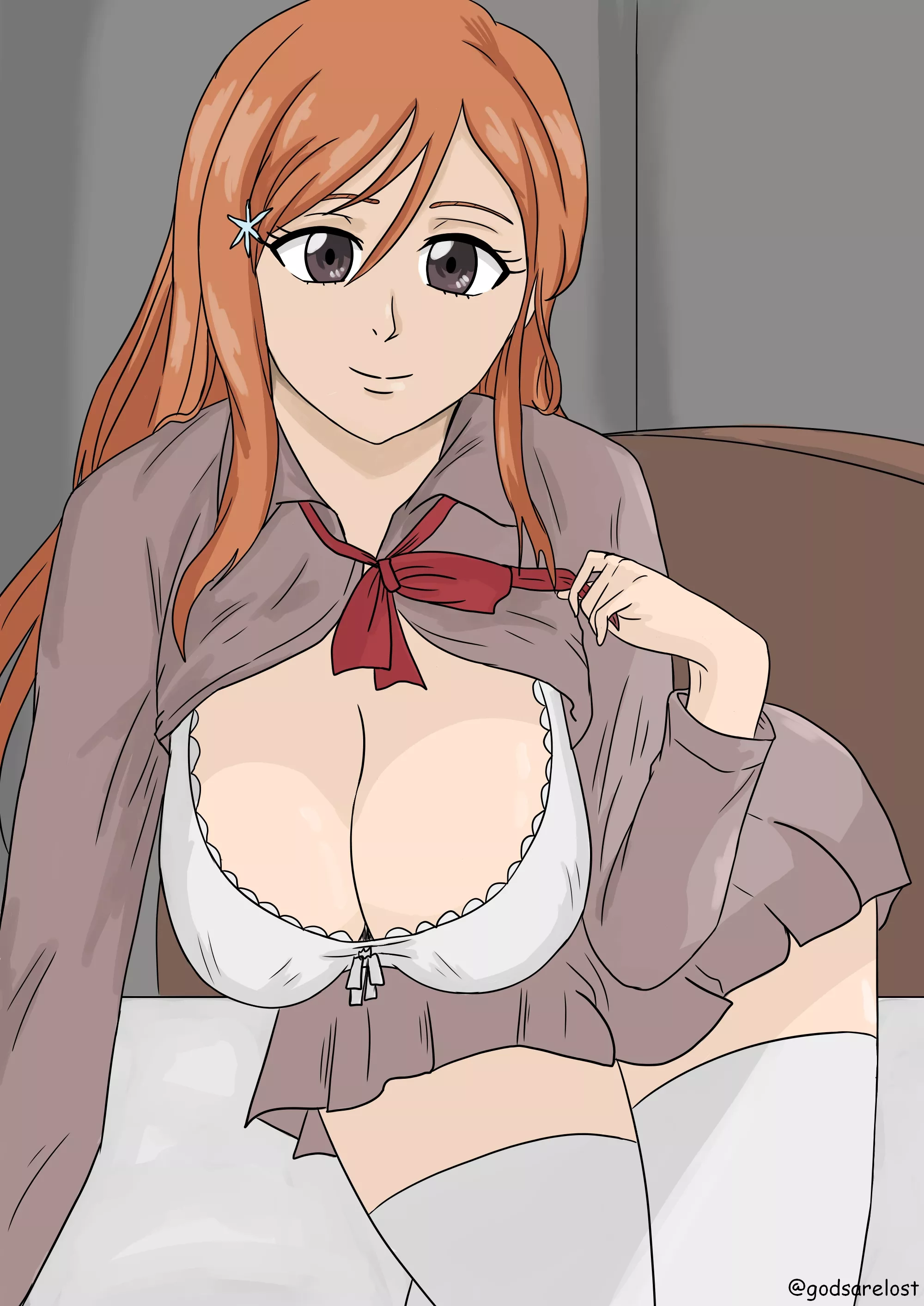 Orihime art posted by lewd16