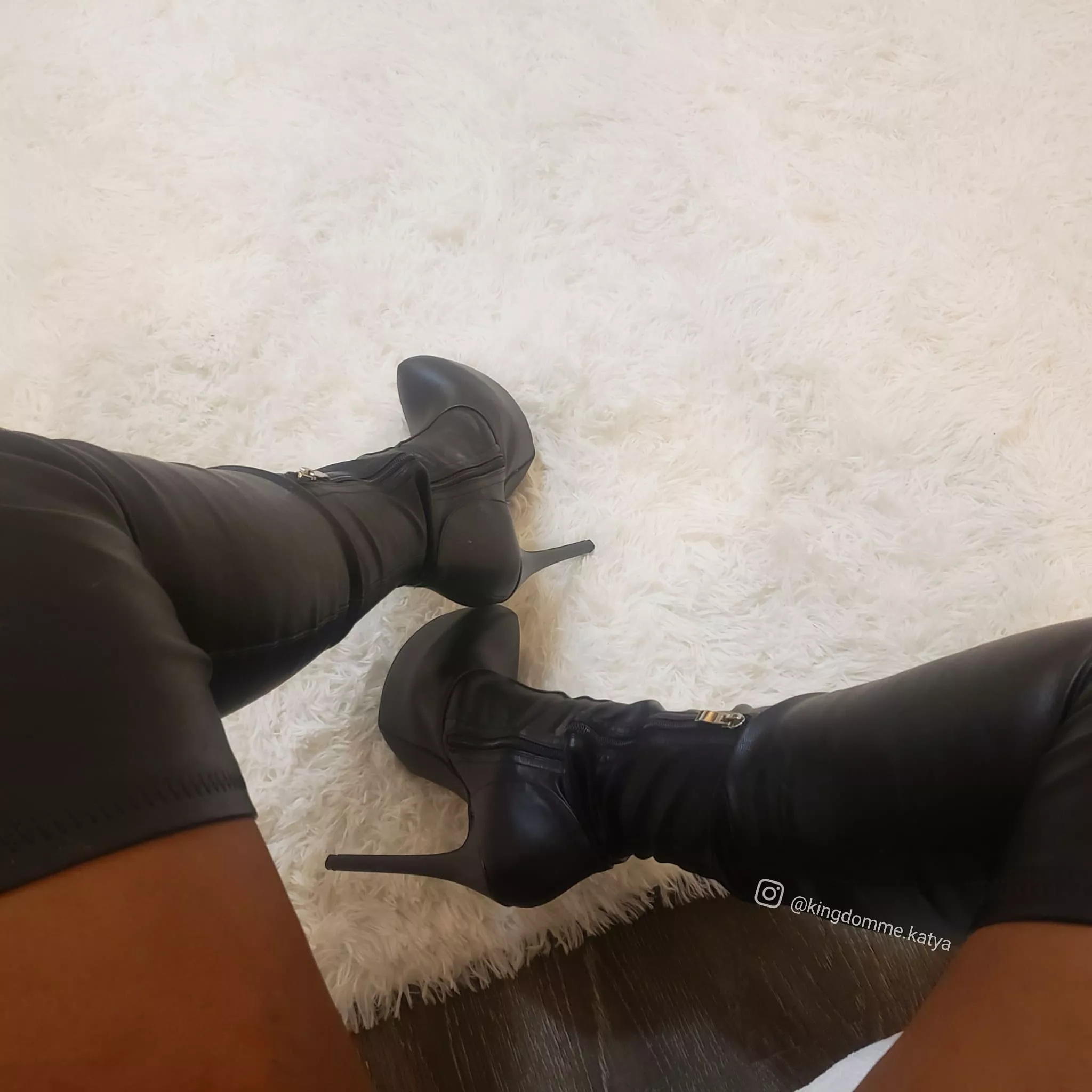 OTK leather platform boots! posted by kingpinkatya