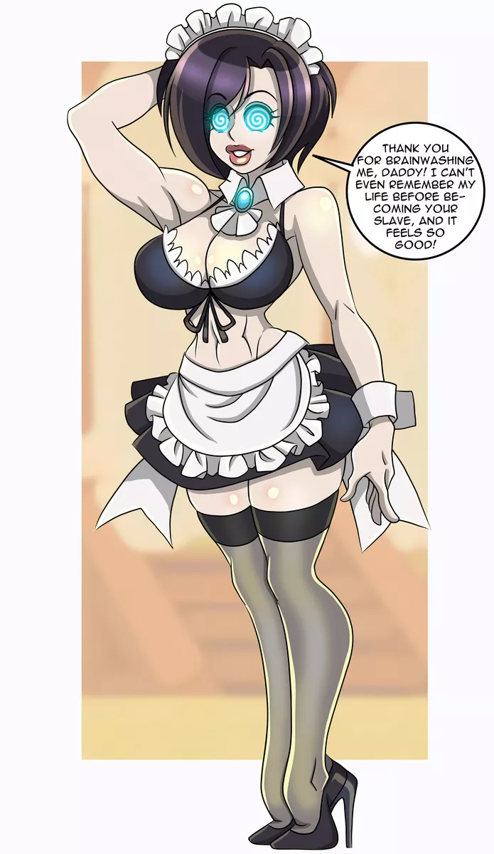 Our state-of-the-art maid-training services can instill the values of subservience in even the most rebellious of subjects. [Artist: zorro-zero] posted by Medi_2