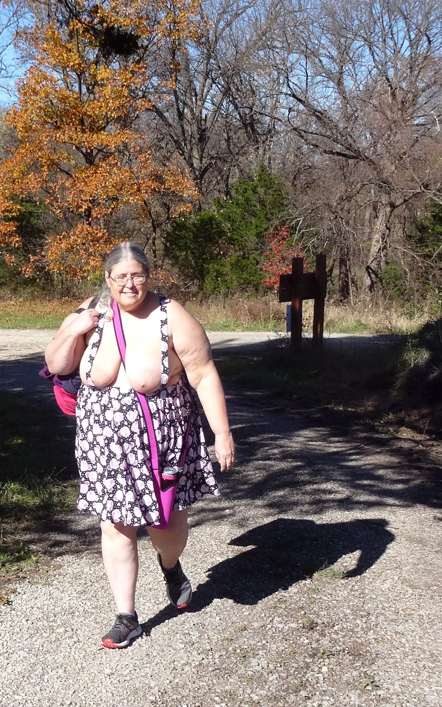 Out for a walk in the sun posted by LovelyFatWife