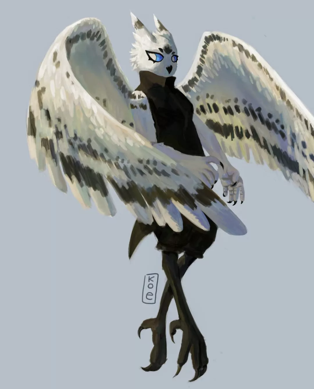 owl girl commission I made on Discord posted by Longjumping-Let166