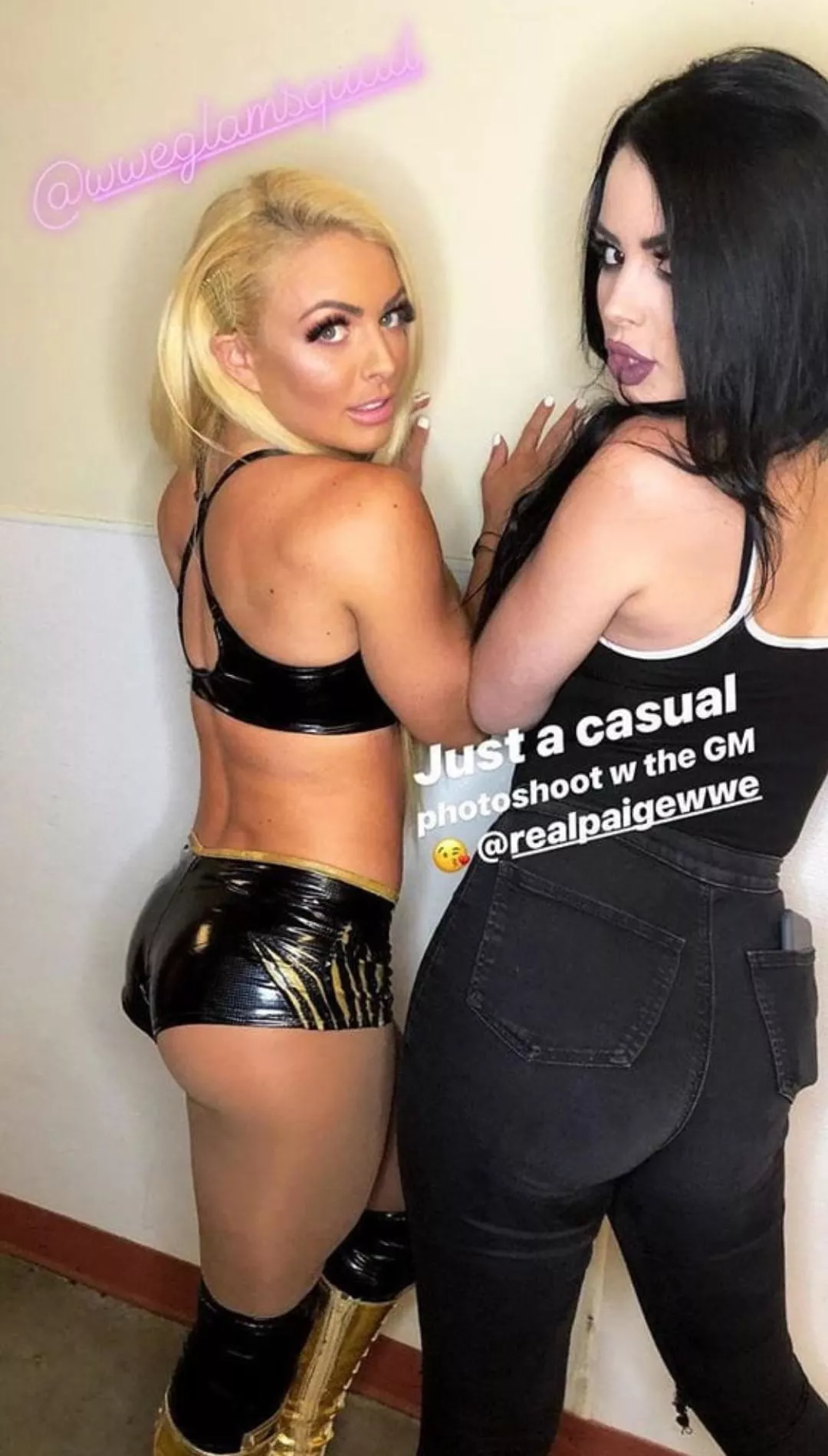 Paige and Mandy posted by Monafer