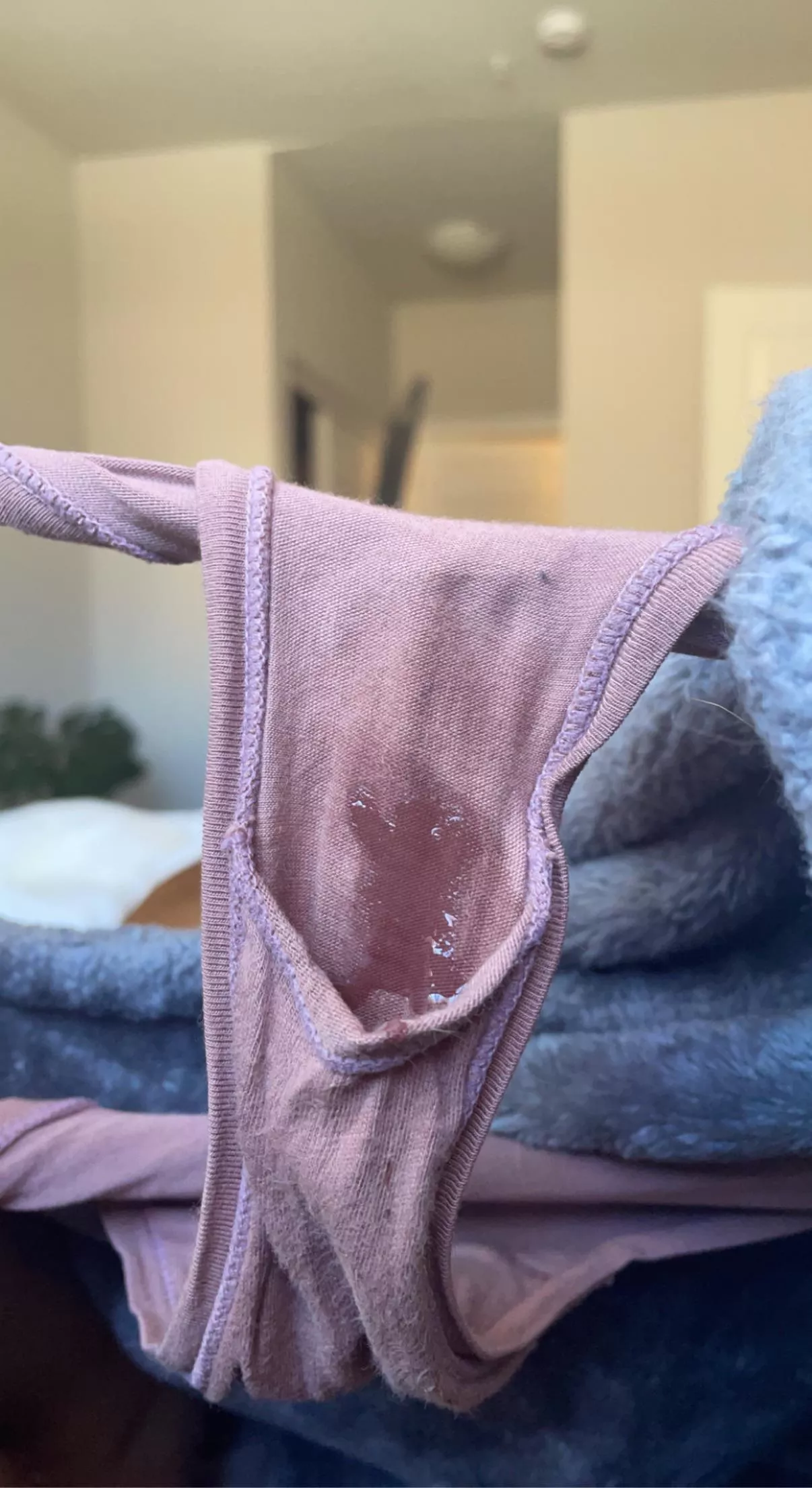 panties soaked in grool after I masturbated in them 👅 posted by Mothermayhem116