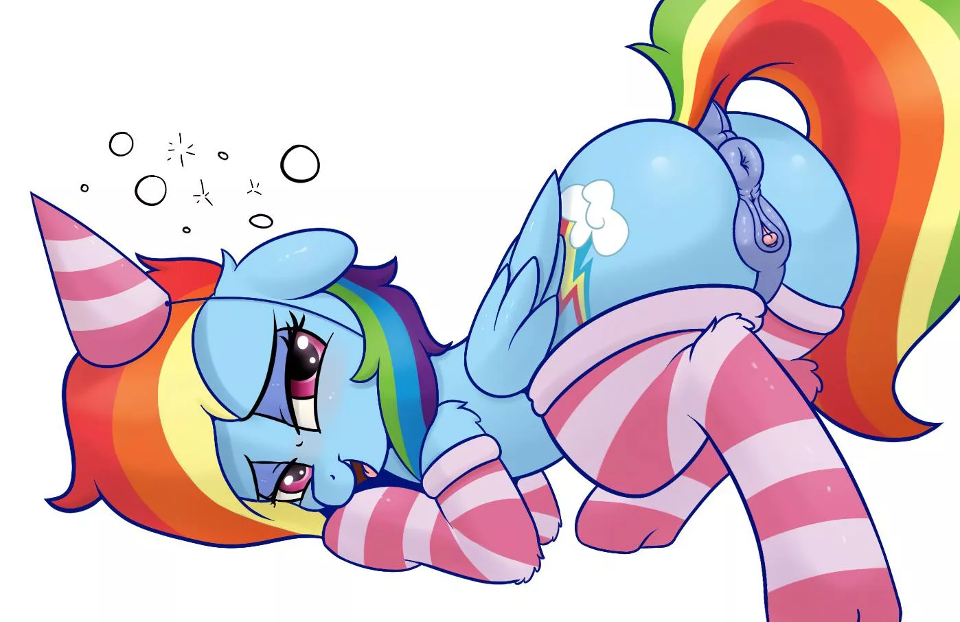 Party Dashie (collab: HeavyMetalBrony and yelowcrom) posted by DirtyFurryFucker