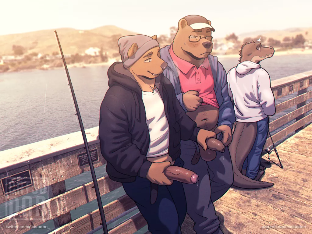 Passing Time While Fishing (Catsudon) posted by DL2828