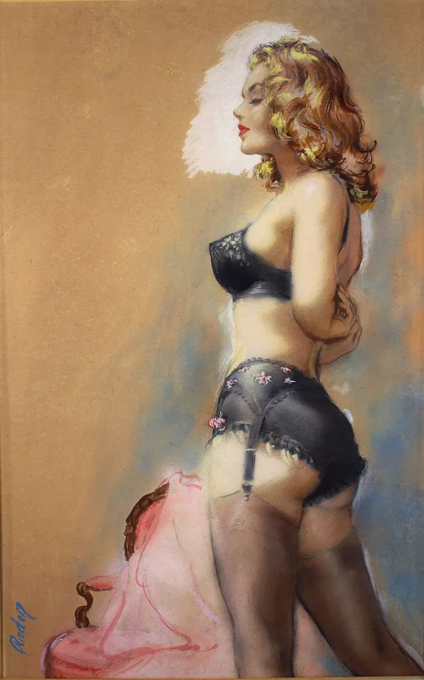 Paul Rader - Original Artwork for Midwood 56 “The Blonde” posted by JuliaSeth