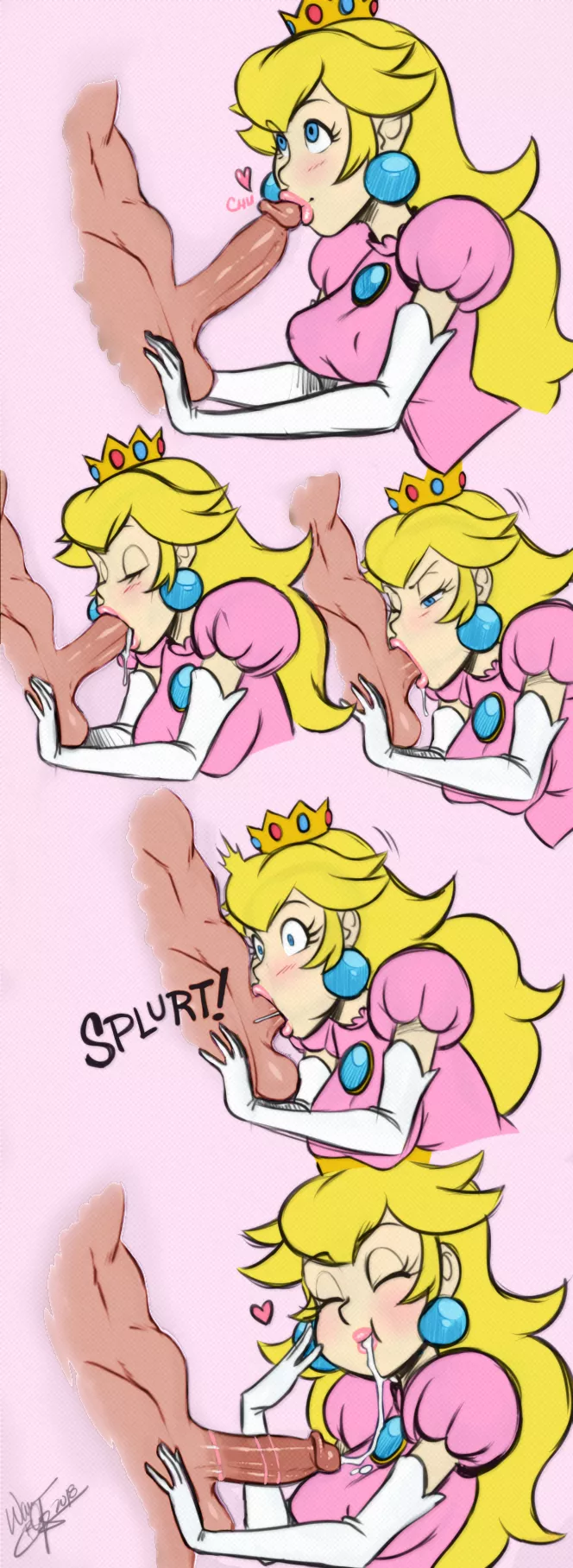 Peach's blowjob (Aeolus06) posted by AlKo96