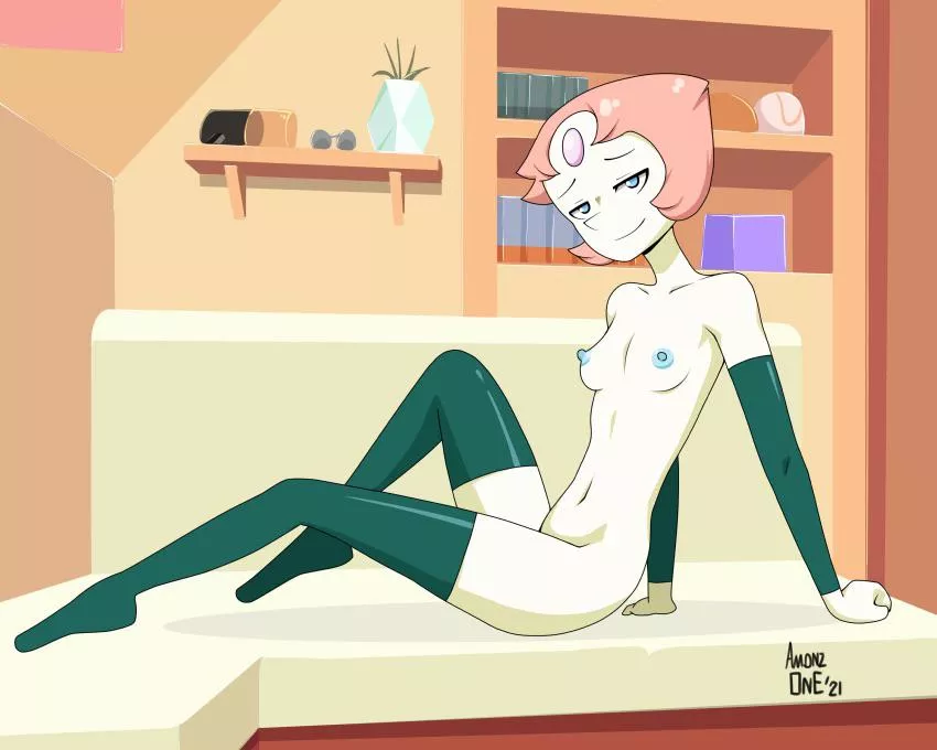 Pearl in thigh highs and sleeves by AmonzONEarT posted by renegade_zibit