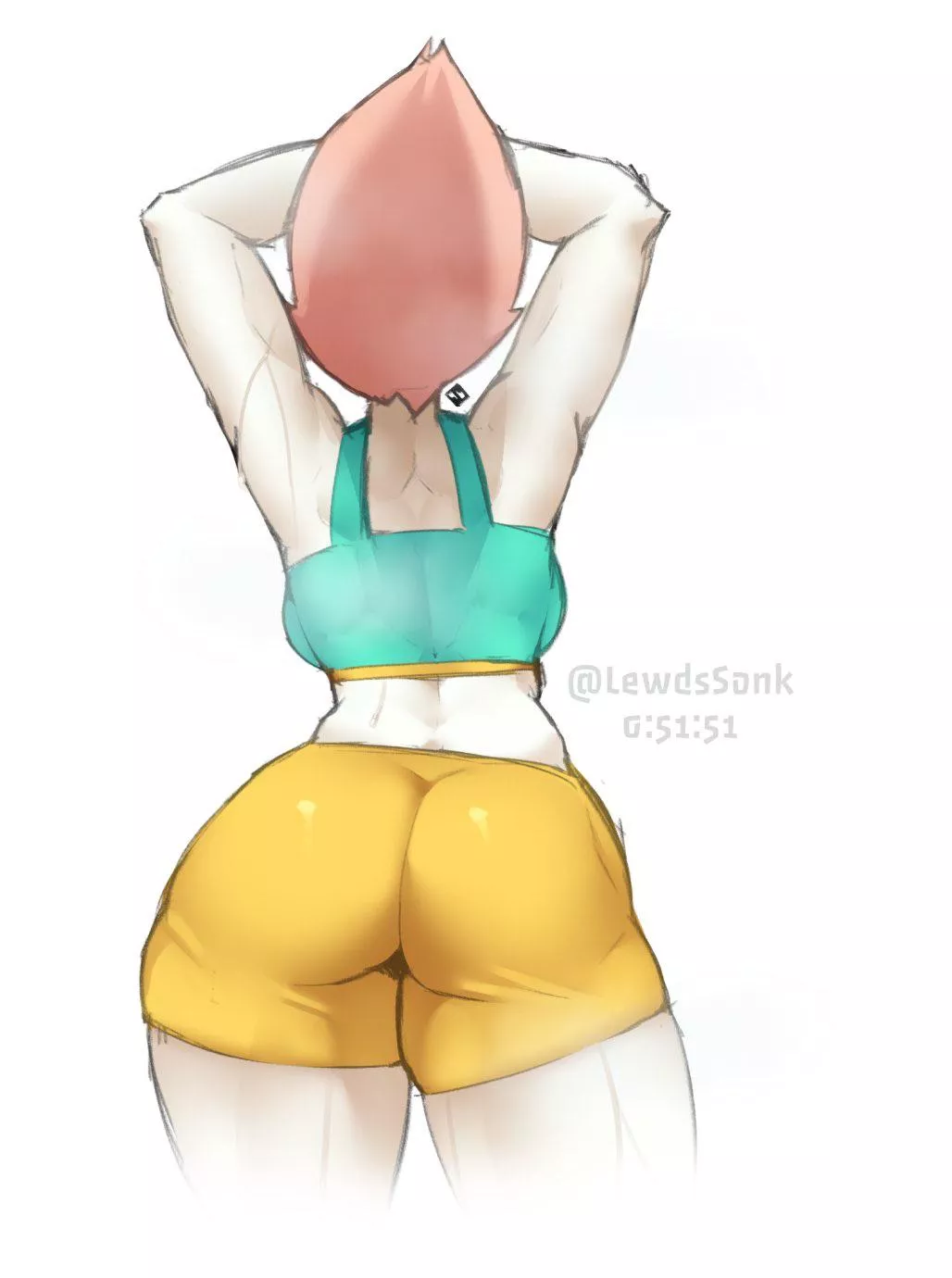 Pearl sketch by LewdsSonk posted by renegade_zibit