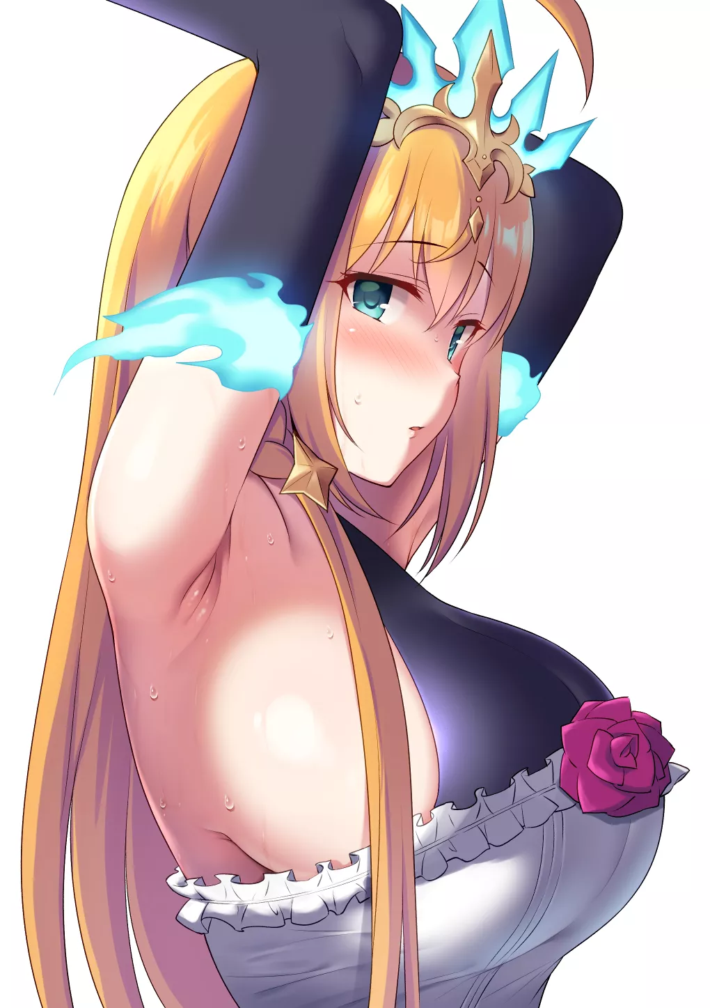 Pecorine smooth armpit posted by konosubaa002