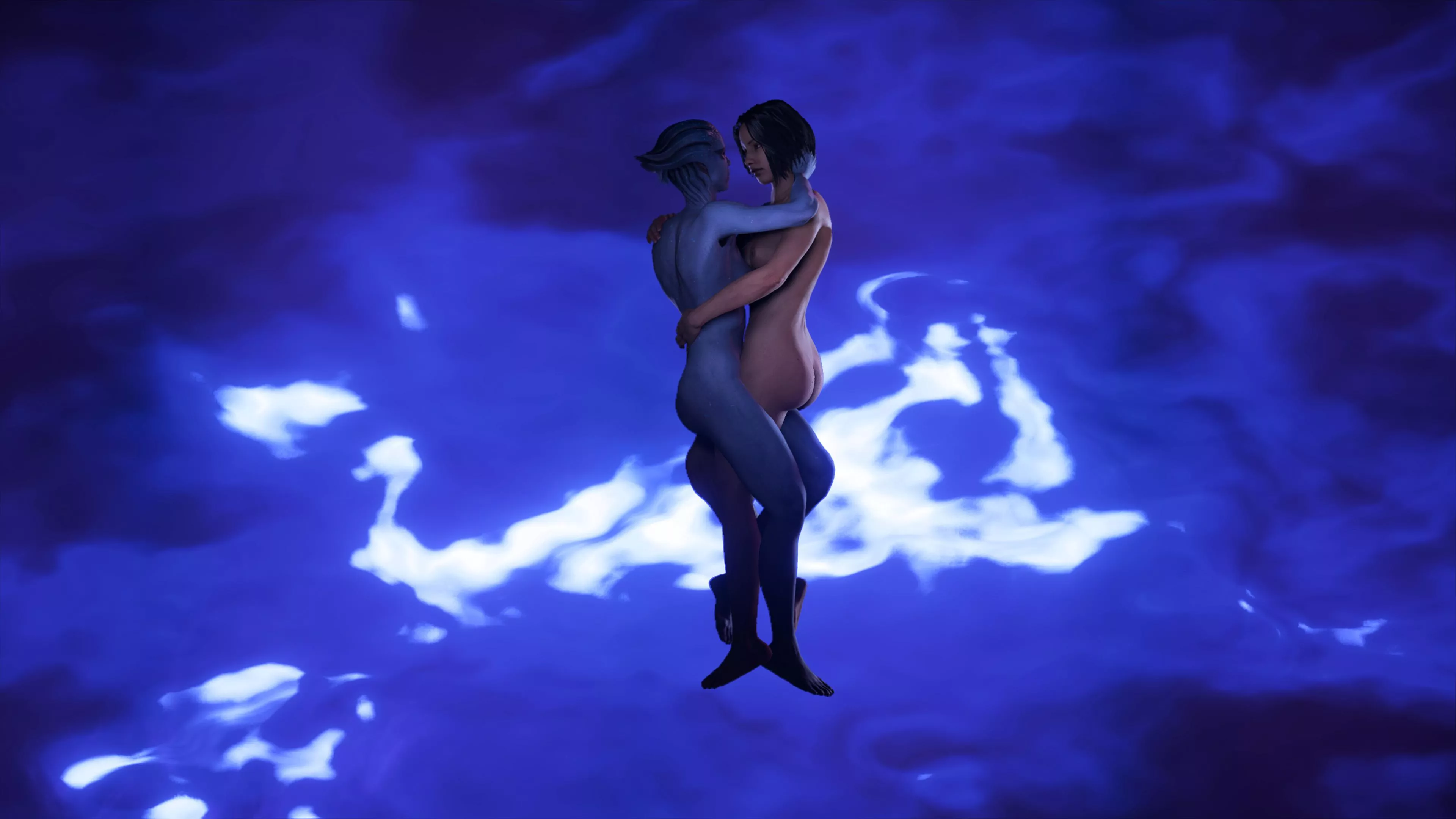 Peebee and Sara in Andromeda Romance Scene posted by [deleted]