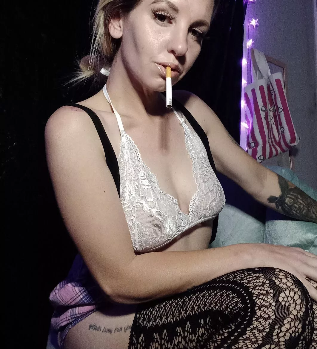 Peel my fishnets off before or after we smoke ? posted by PantiePrincess300