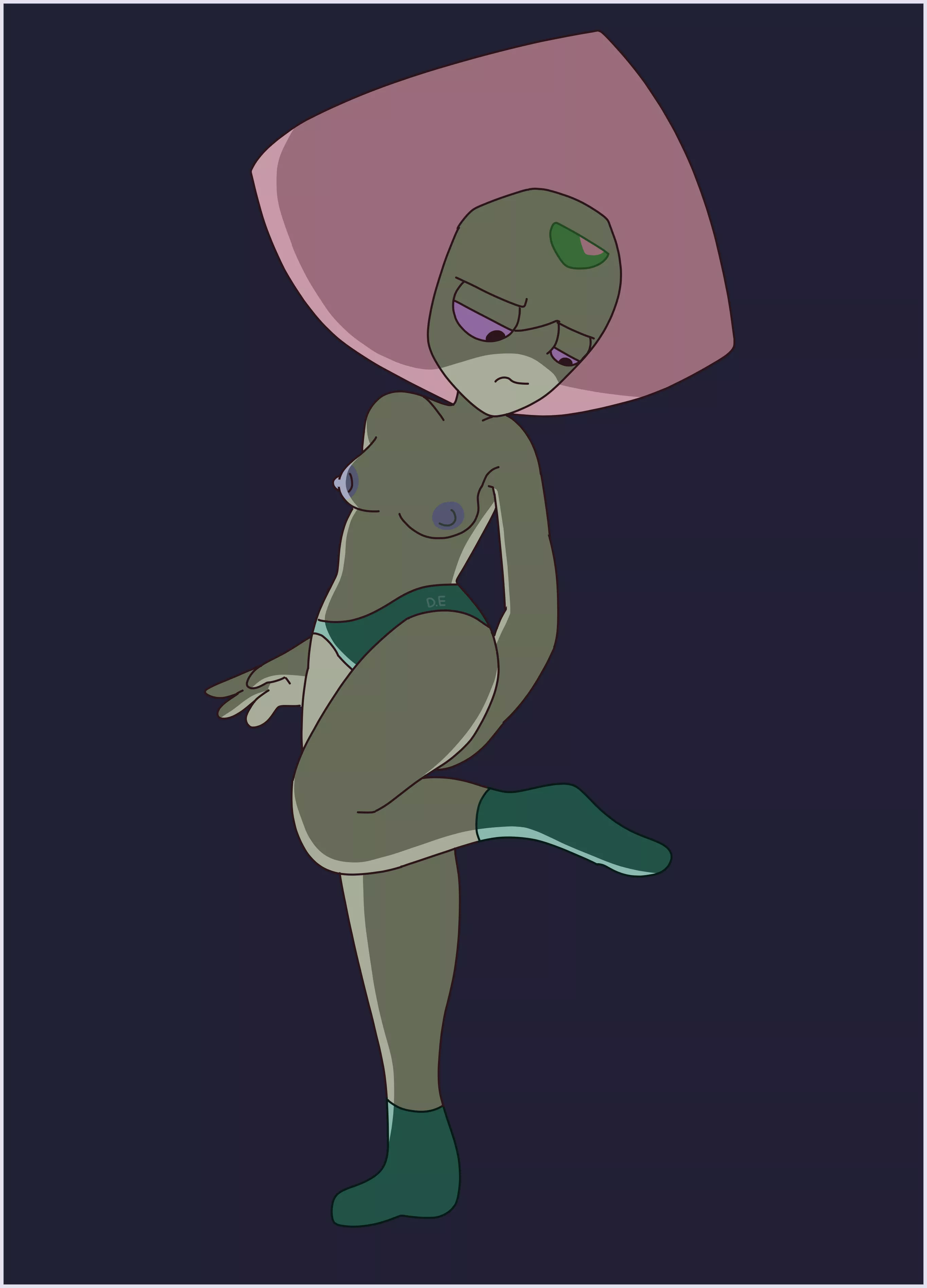 Peridot porn but it's just light practice posted by Drawinecchi