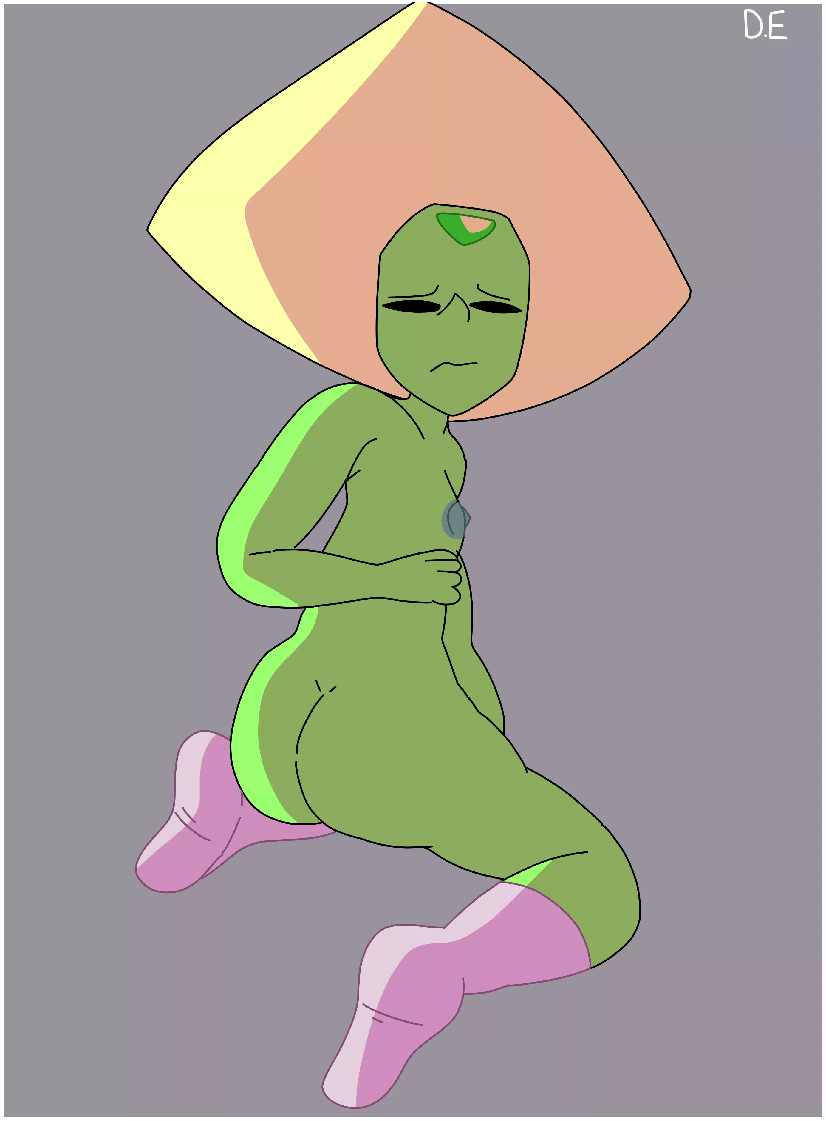 Peridot porn butt she is only wearing socks posted by Drawinecchi