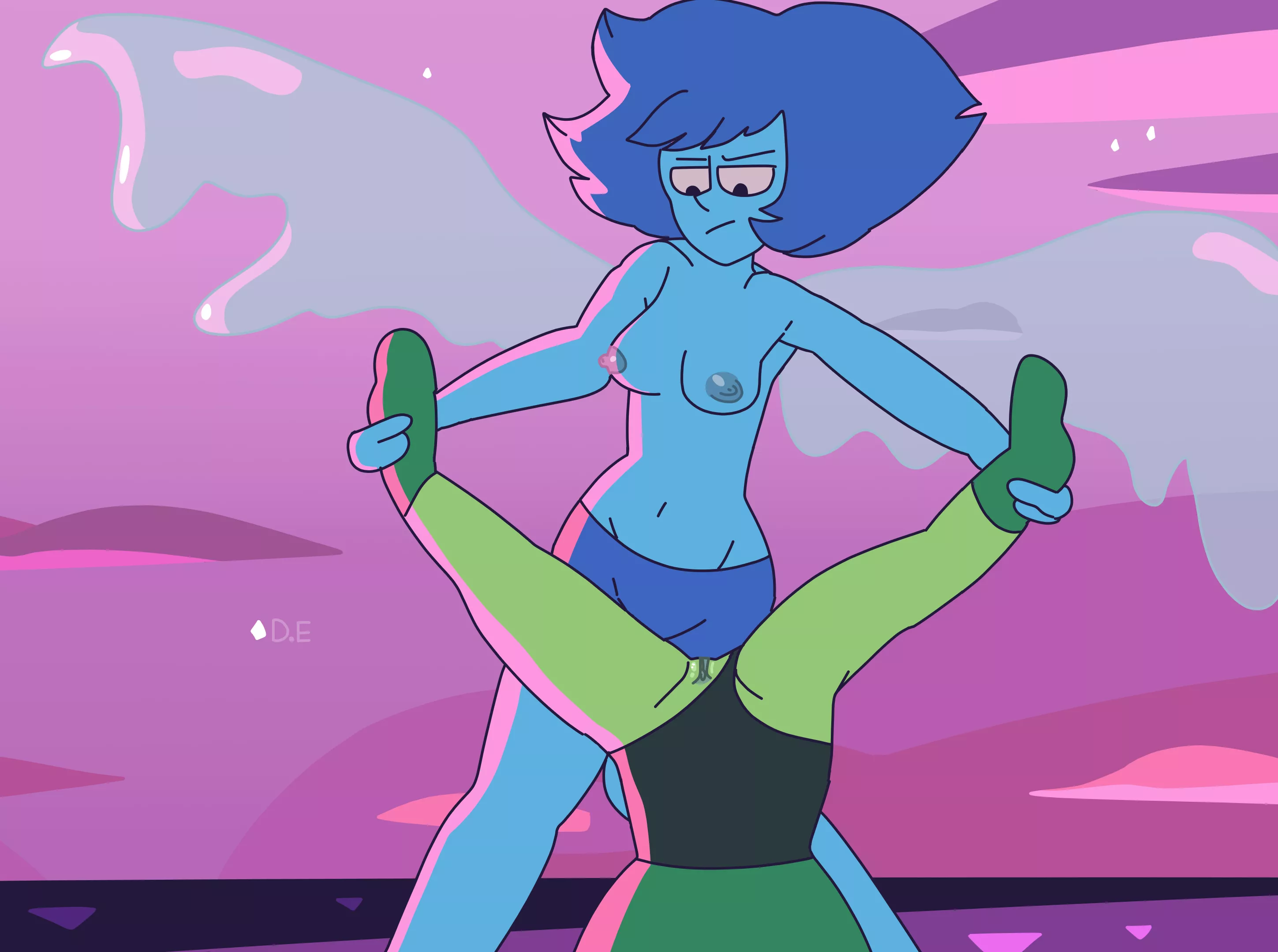 Peridot spoiled camp pining hearts and is now getting embarrassed by lapis. (I don't know honestly) posted by Drawinecchi