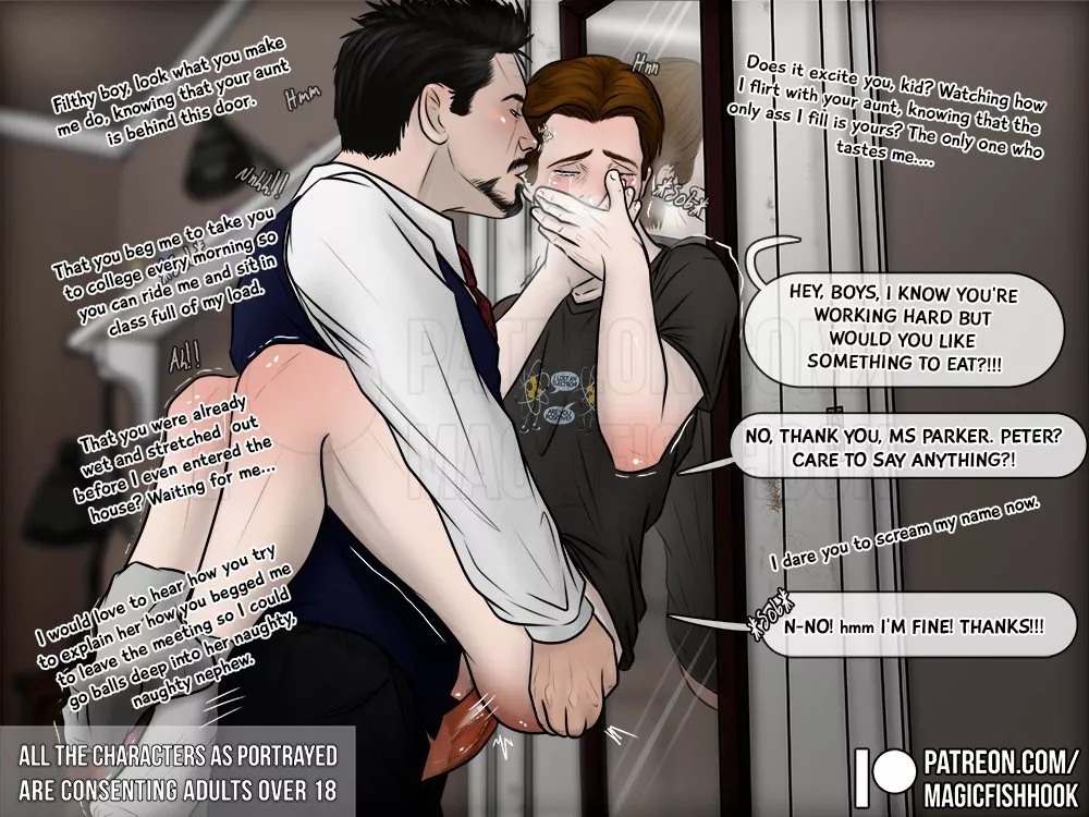 Peter and Tony posted by Shinji_Is_Gay