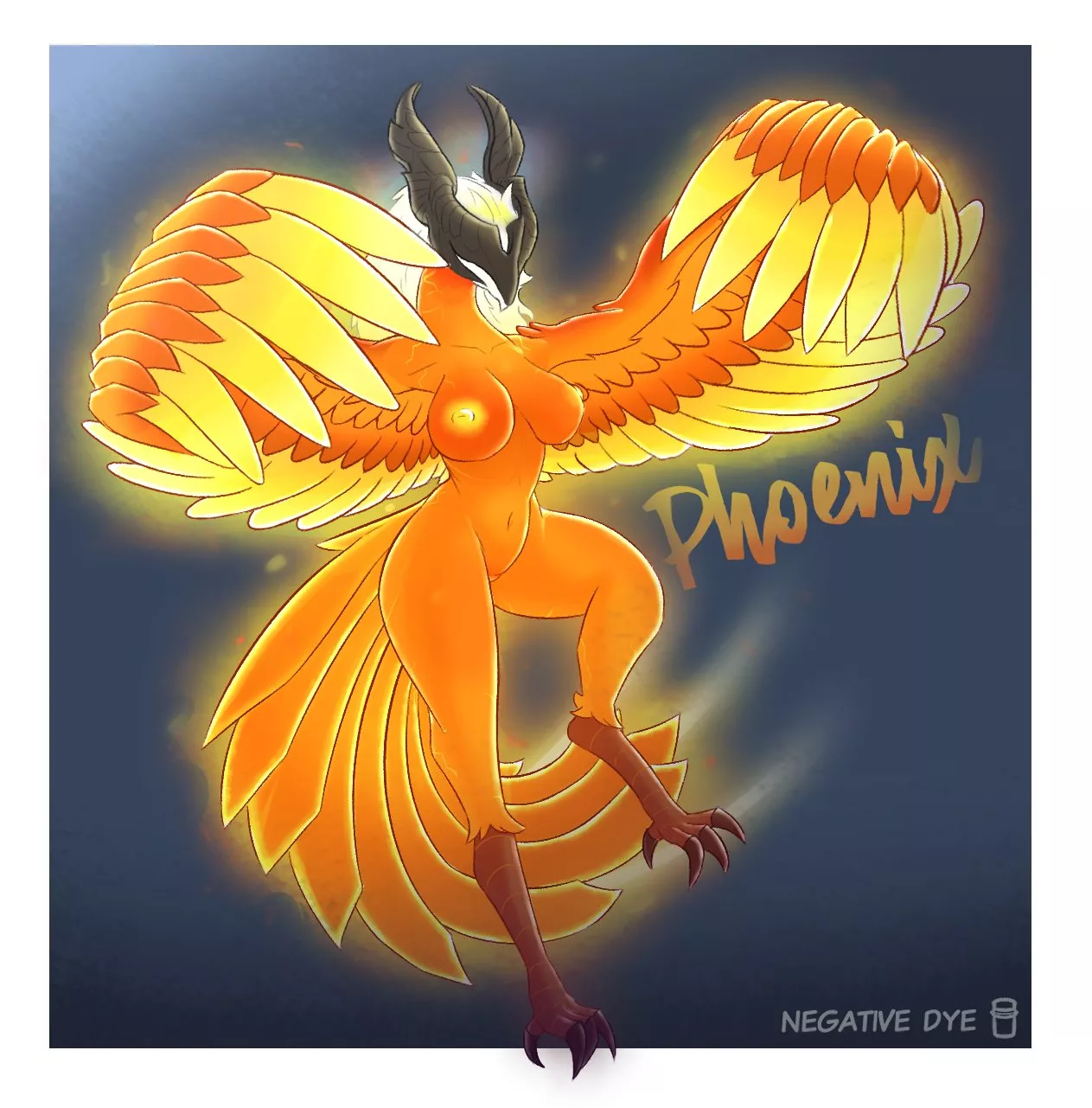 Phoenix looks a bit more humanoid than I remember [Negative Dye] posted by deafan