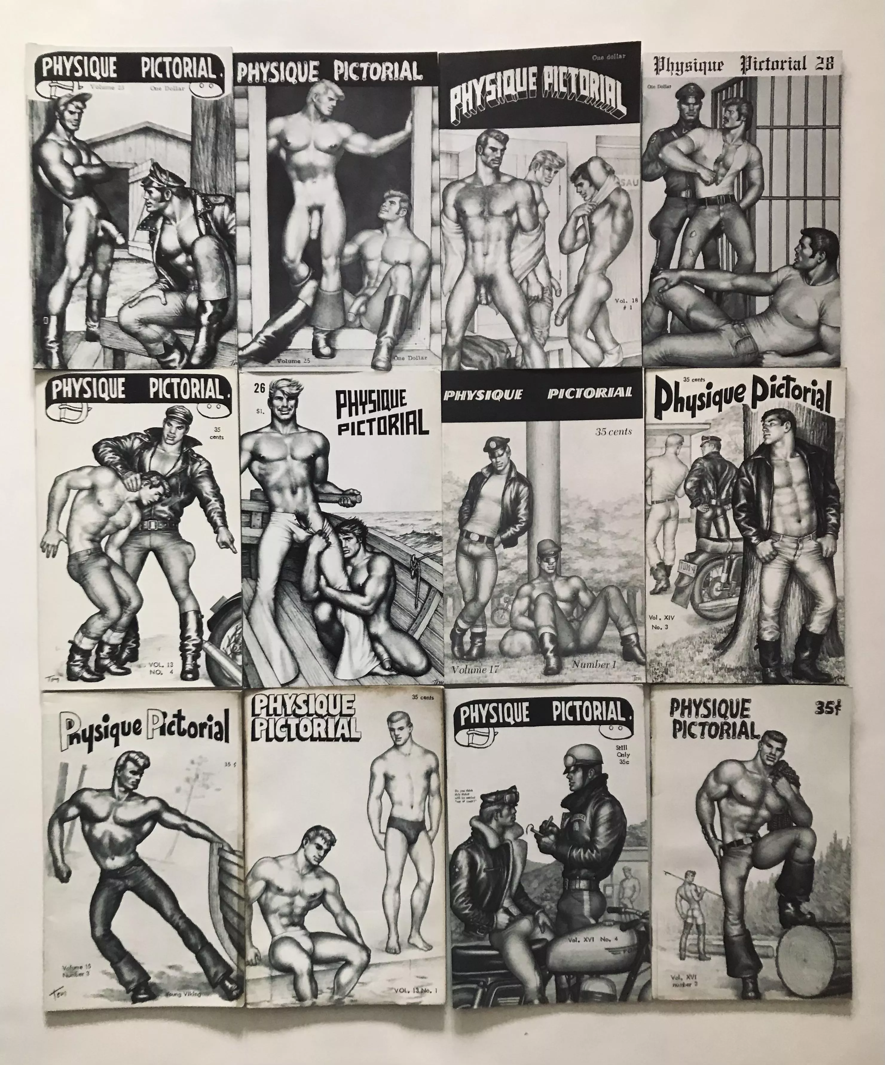 Physique Pictorial Tom of Finland cover issues. posted by snapper4you