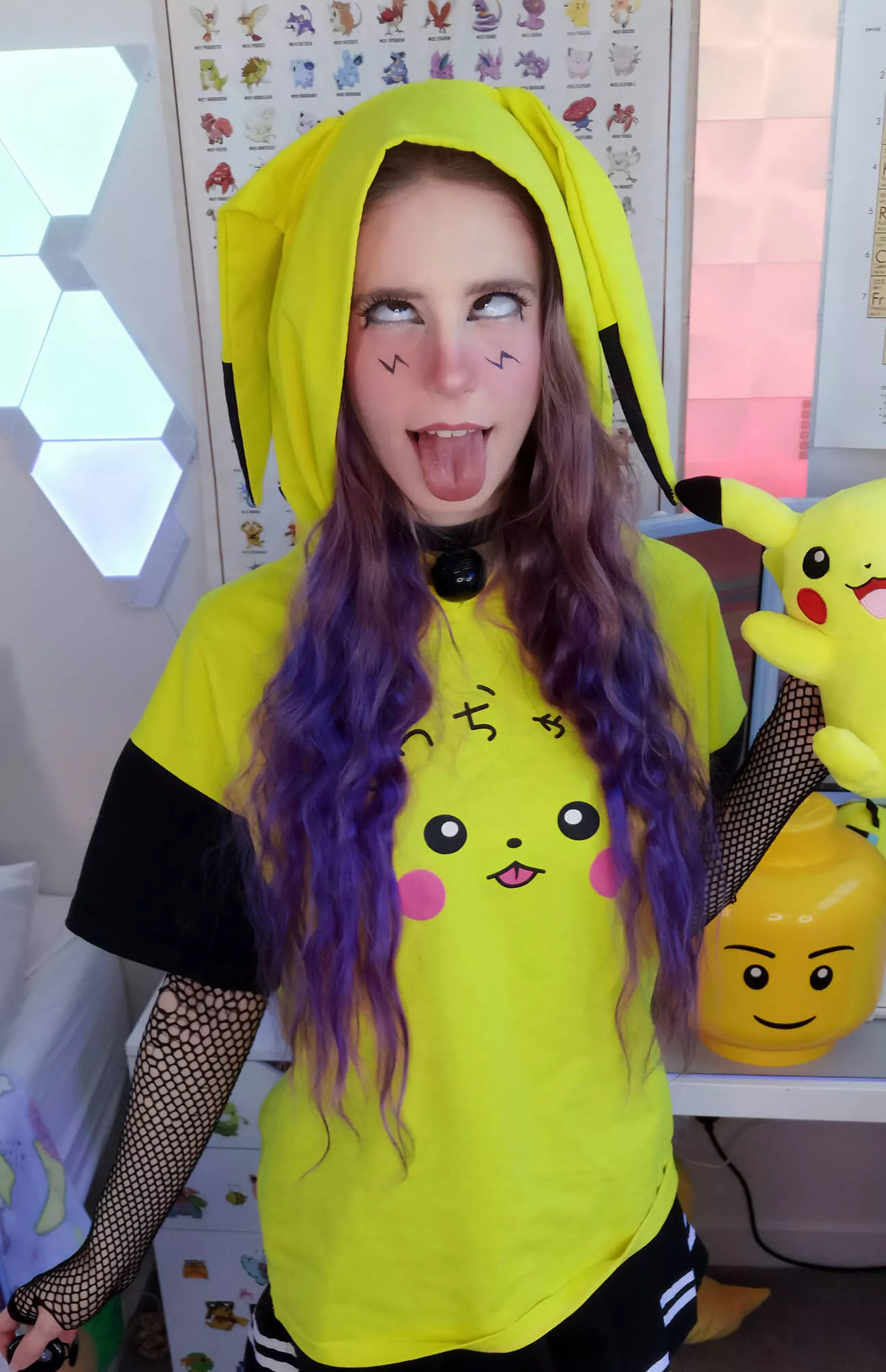 pikachu is excited to see you 😏💖 posted by lilfakegamer