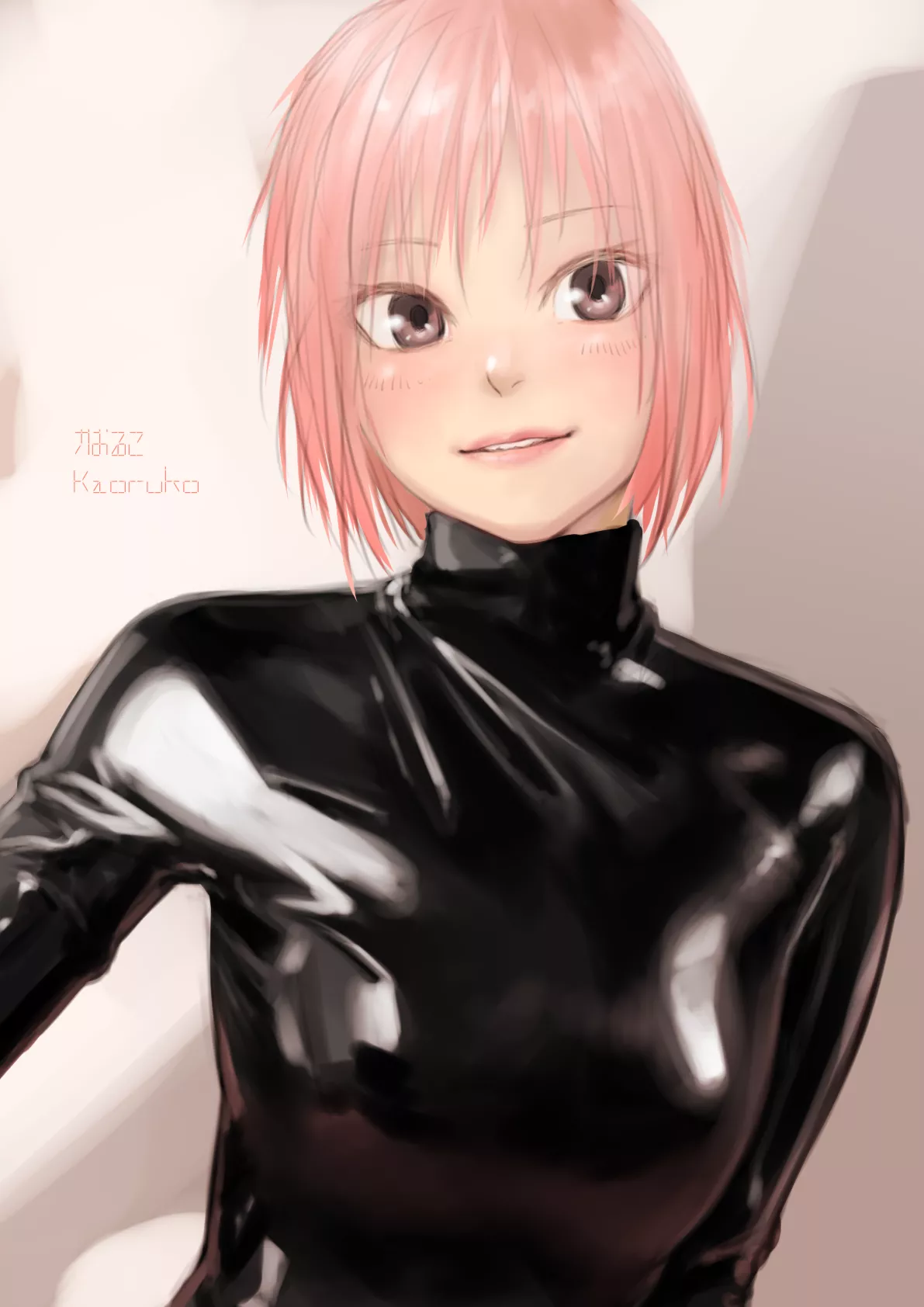 Pink Hair Perfect Suit (Kilye Kairi) [Original] posted by sequence_string