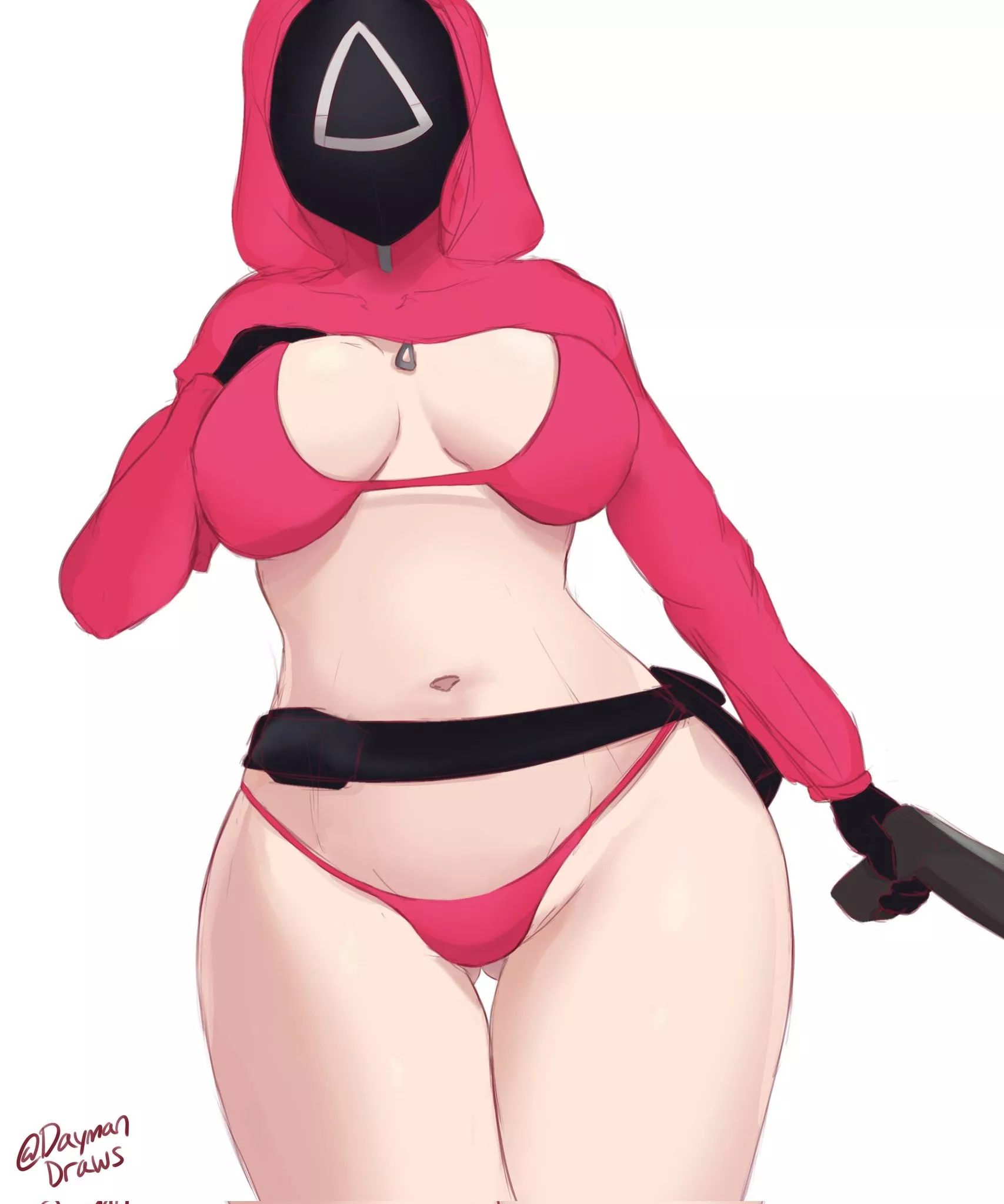 Pink Soldier (DaymanDraws) [Squid Game] posted by youhavemail12