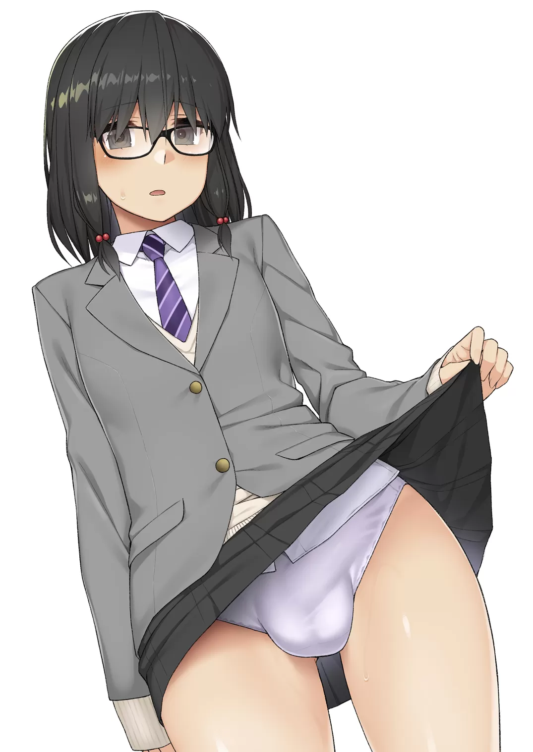 Plain Glasses Wearing Futanari Girlfriend (Kamata Yuuya) [Original] posted by sequence_string