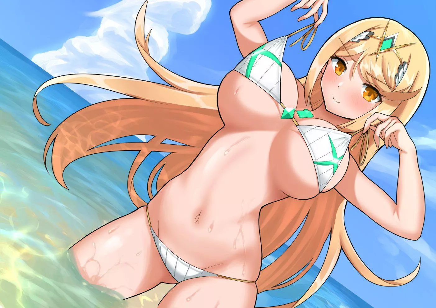 playful Mythra posted by staayy