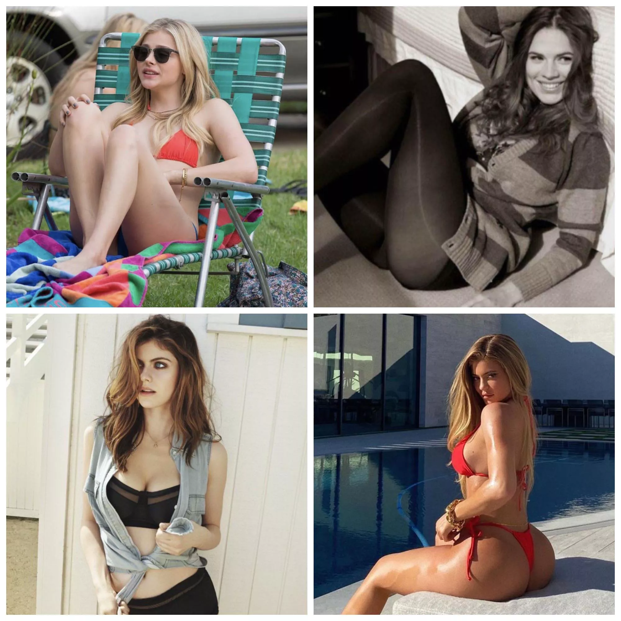 Playing as Chloë Grace Moretz, Hayley Atwell, Alexandra Daddario, and Kylie Jenner for people posted by Brie_Larson_Sexy