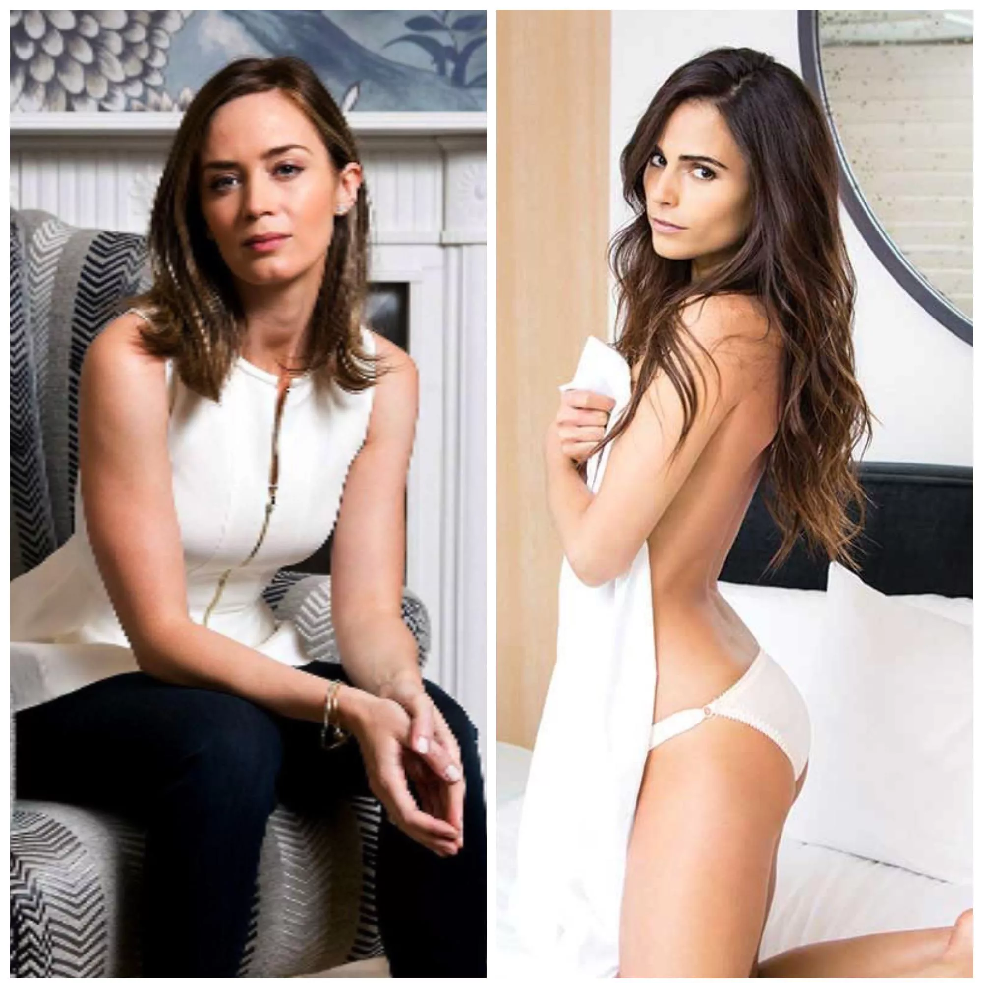 Playing as Emily Blunt or Jordana Brewster for people posted by Brie_Larson_Sexy