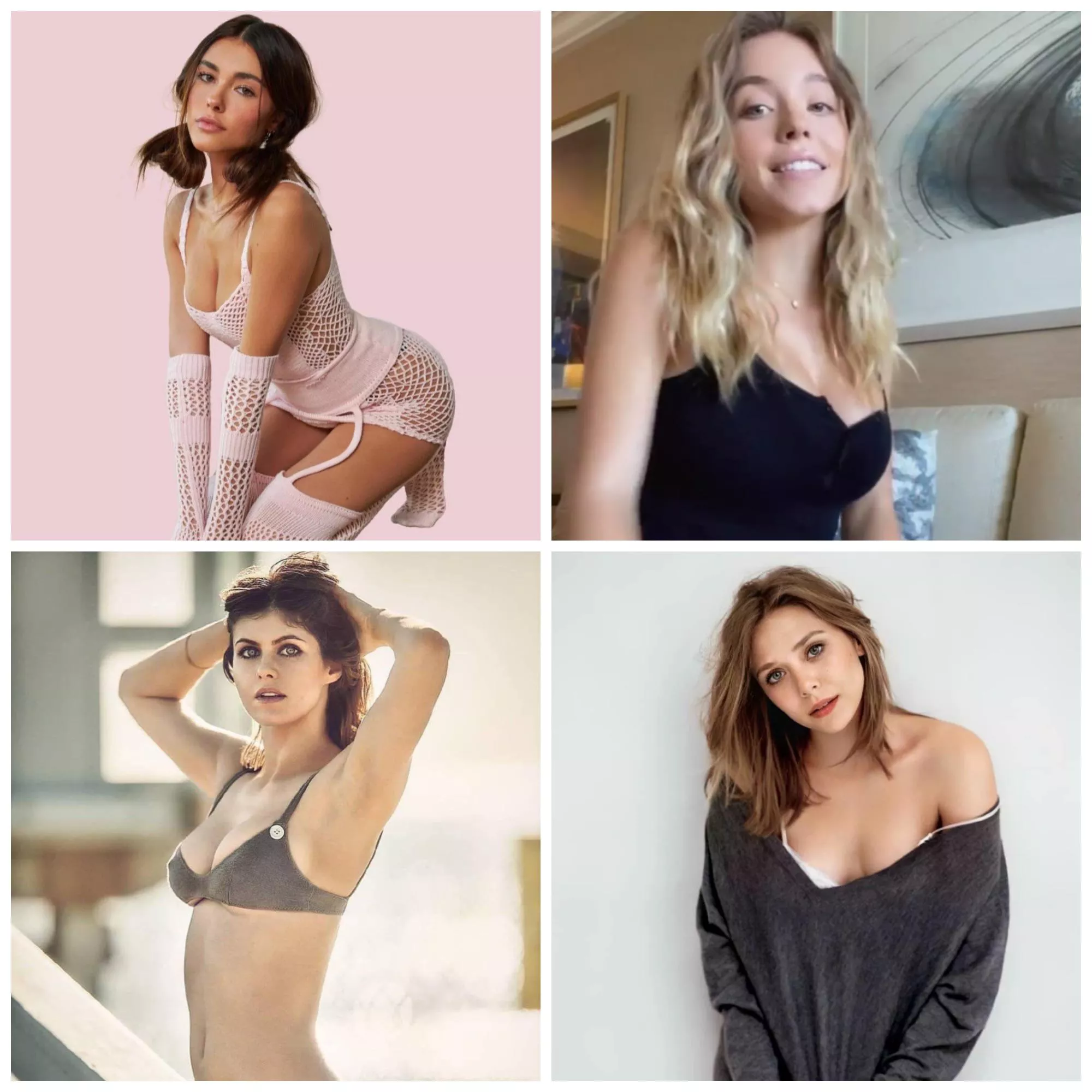 Playing as Madison Beer, Sydney Sweeney, Alexandra Daddario, and Elizabeth Olsen for people posted by Brie_Larson_Sexy