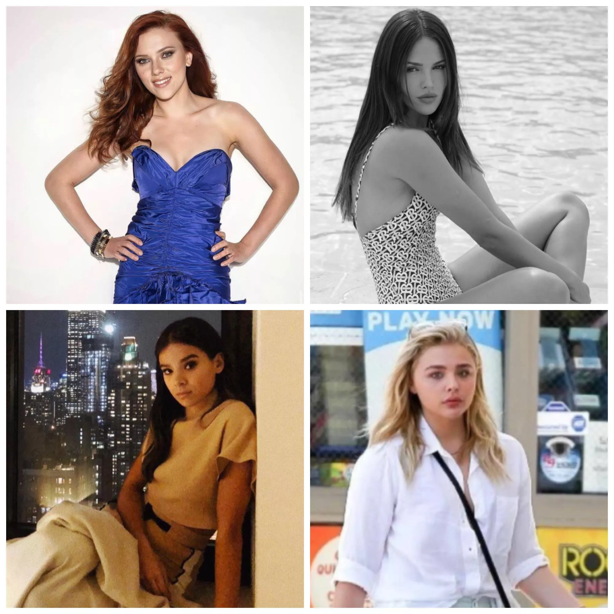 Playing as Scarlett Johansson, Eiza Gonzalez, Hailee Steinfeld, or Chloë Grace Moretz for people posted by Brie_Larson_Sexy