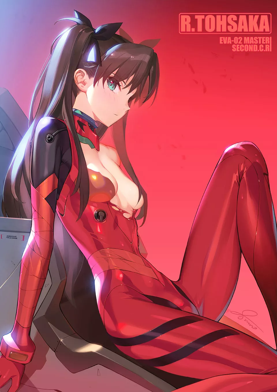 Plugsuit Rin (Siino) [Fate/ Evangelion] posted by sequence_string