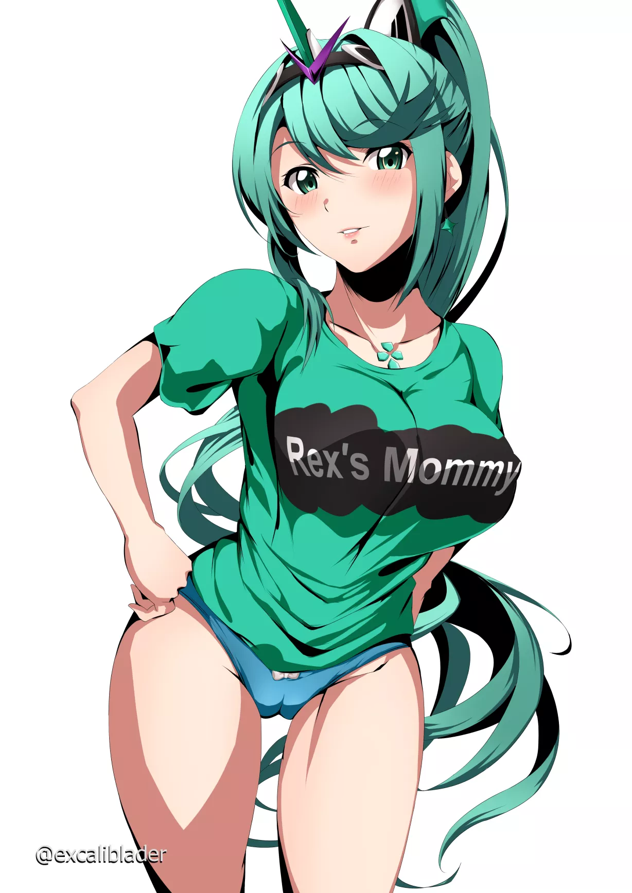 Pneuma is proud of her chest [Xenoblade] posted by Terran117