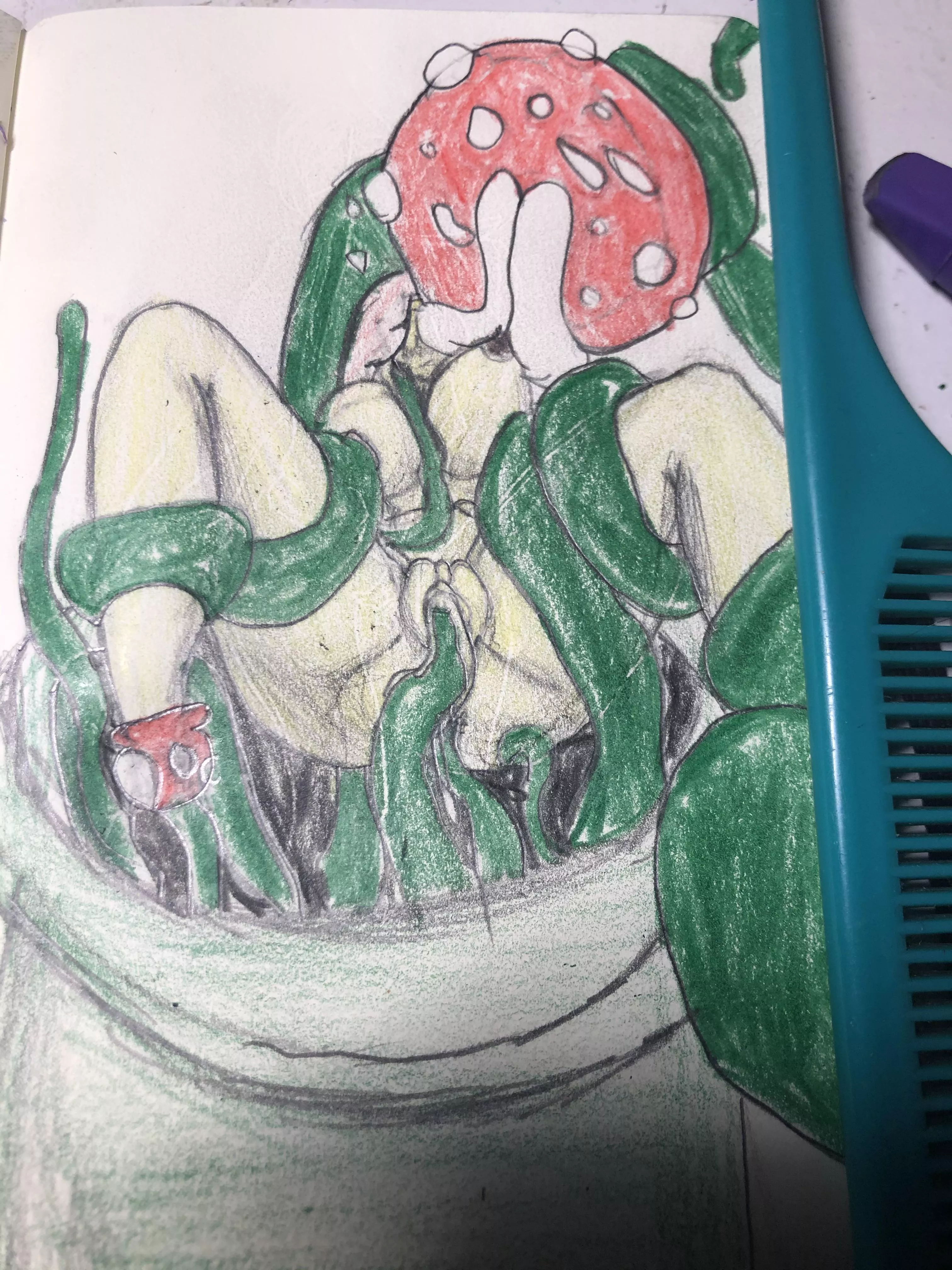 Poison ivy and piranha plant posted by isuapig1