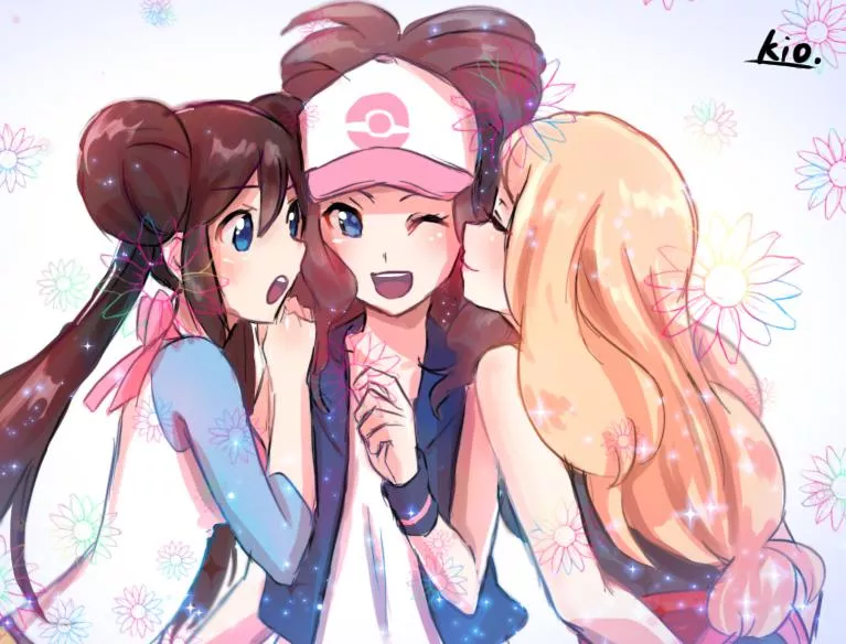 [Pokemon] Rosa, Hilda, and Serena's Girl Talk posted by Written_up_for_125