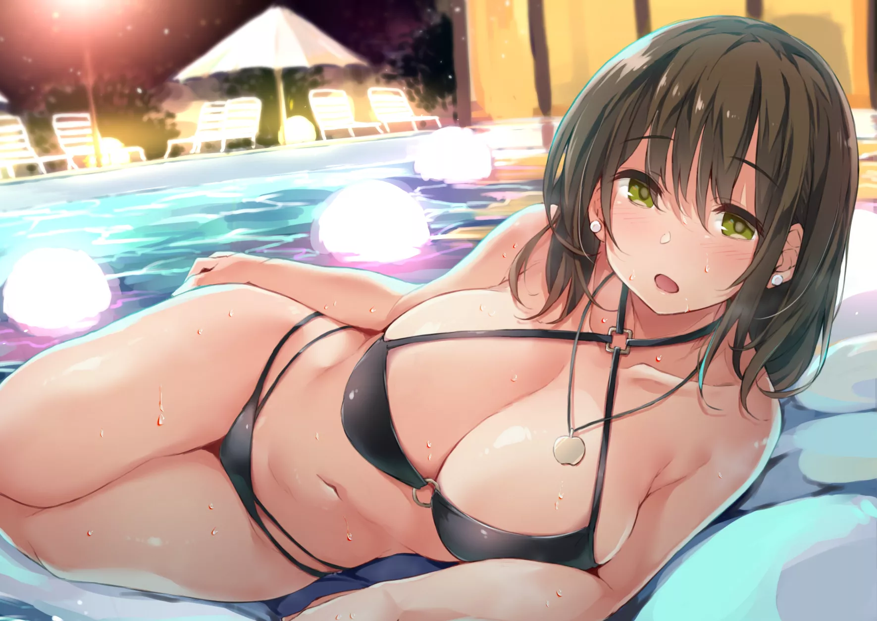 Pool at night [Artist's Original] posted by x54dc5zx8