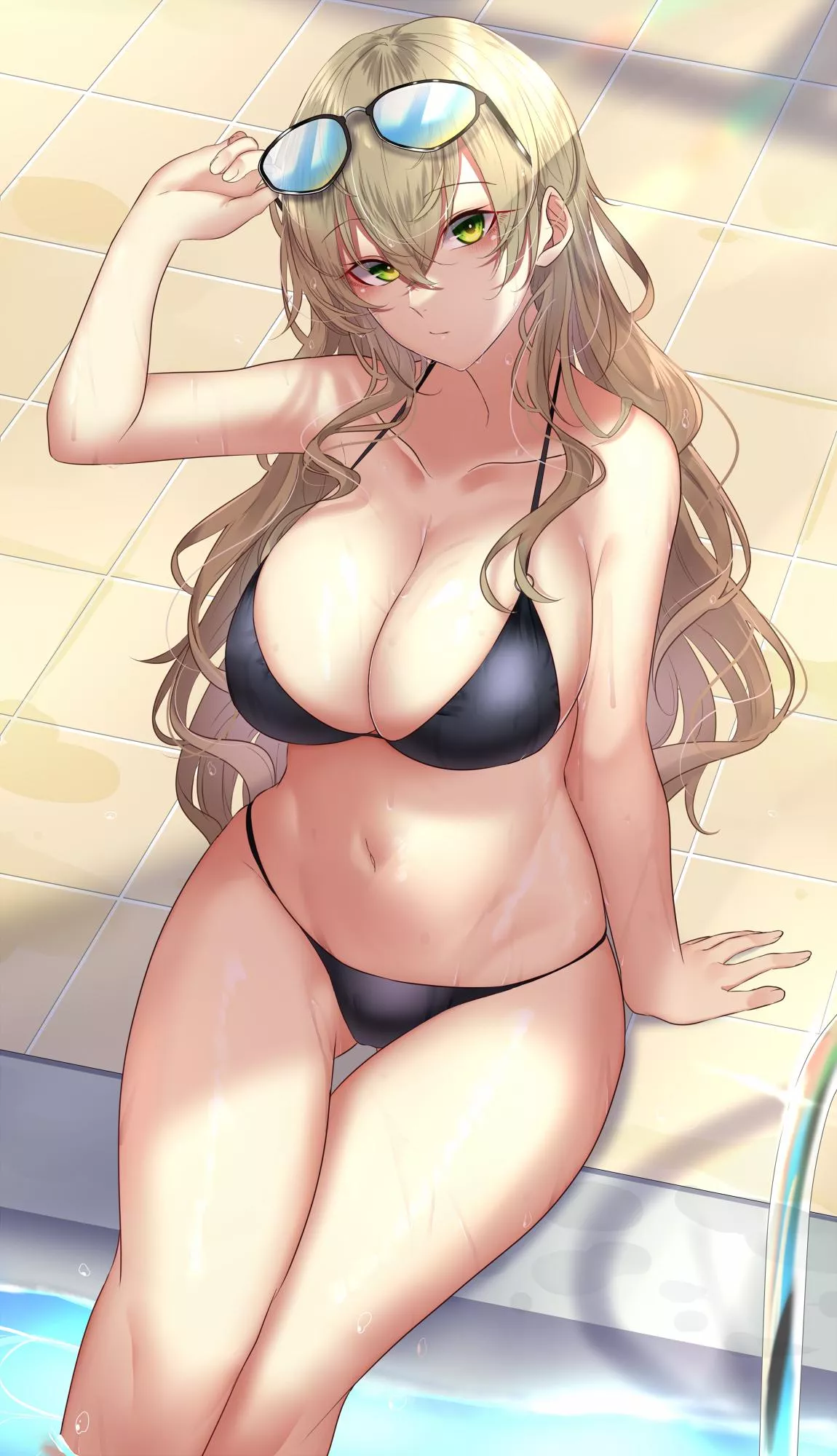 Poolside [Original] posted by CheetahSperm18