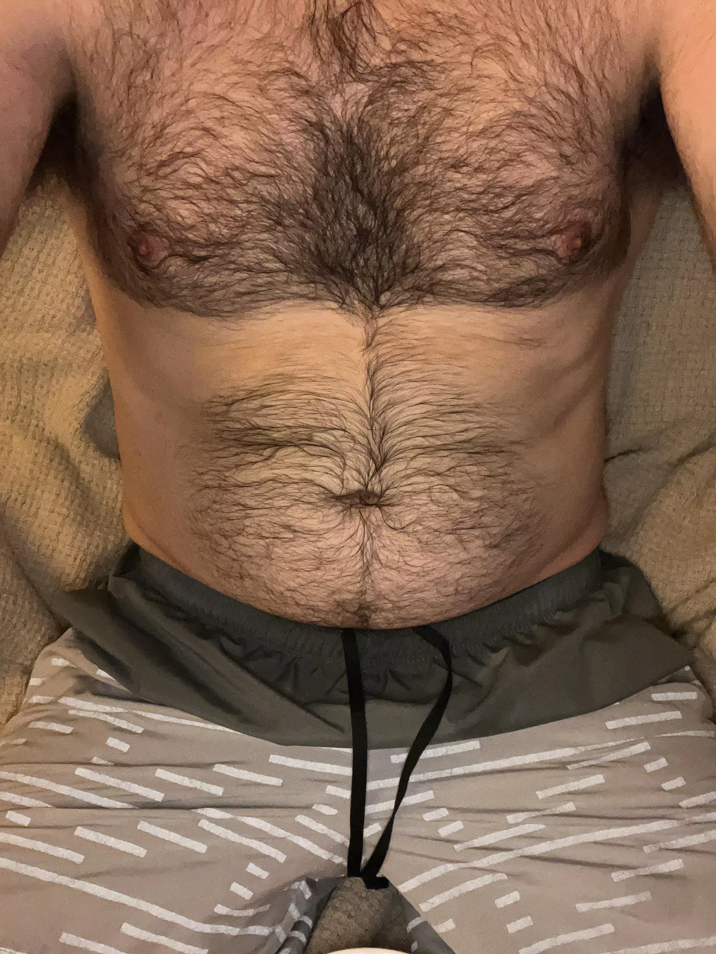 Post-run sweaty chest hair posted by yellowtailll