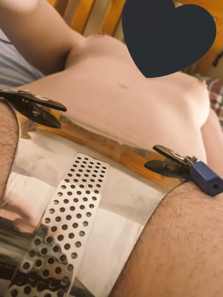 POV: pretending to go down on me to tease me after I've been locked in chastity for over a month 🥵🔒 posted by ChastityQueer