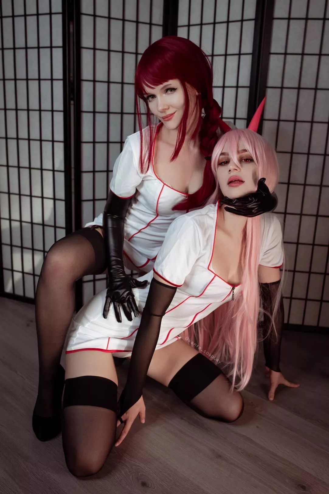 Power and Makima nurse version! Me as Power, Evenink as Makima [self] posted by Kanra_Cosplay