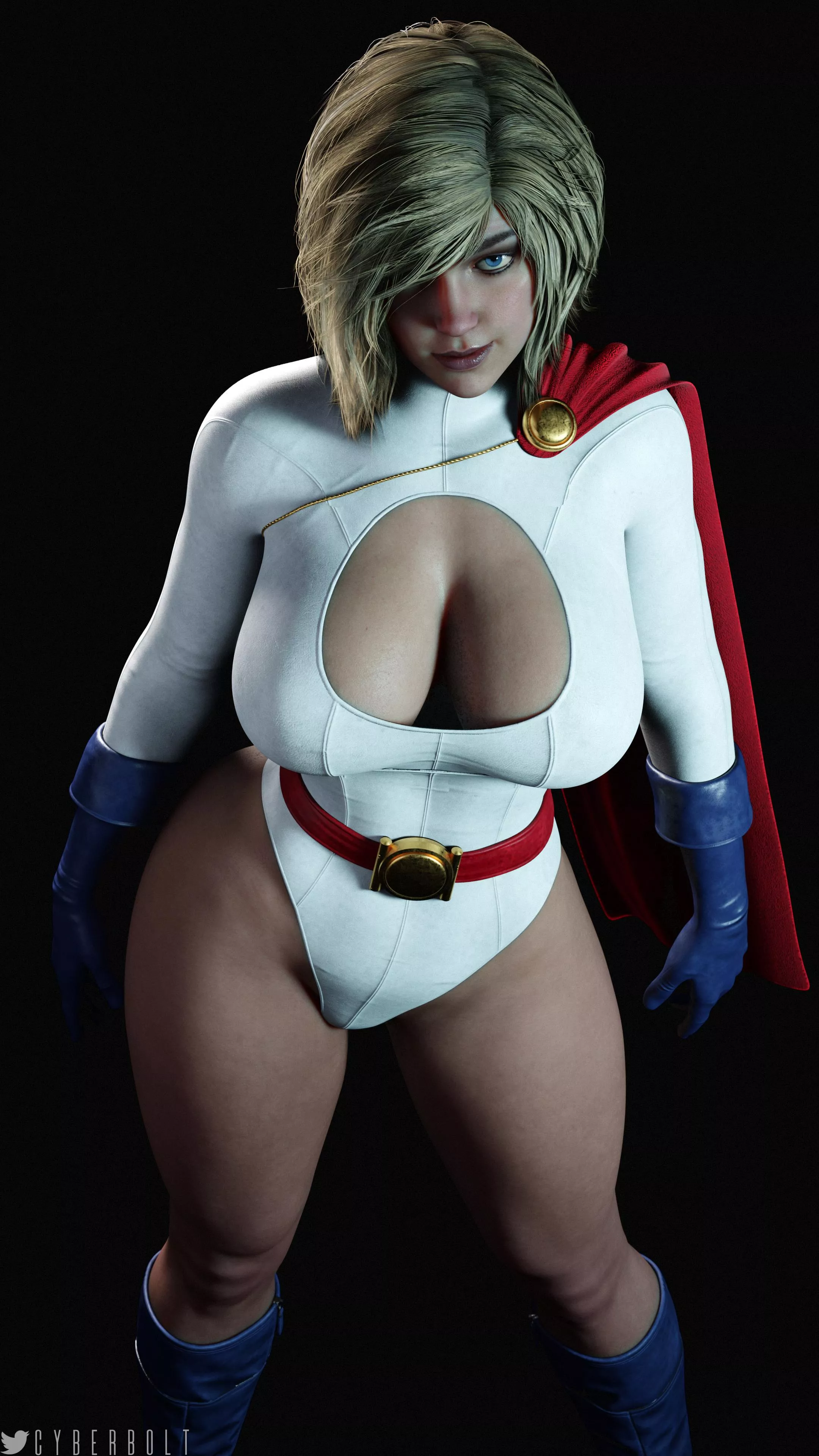 Power Girl (Cyberbolt) [DC, Injustice 2] posted by Kuro-Oji