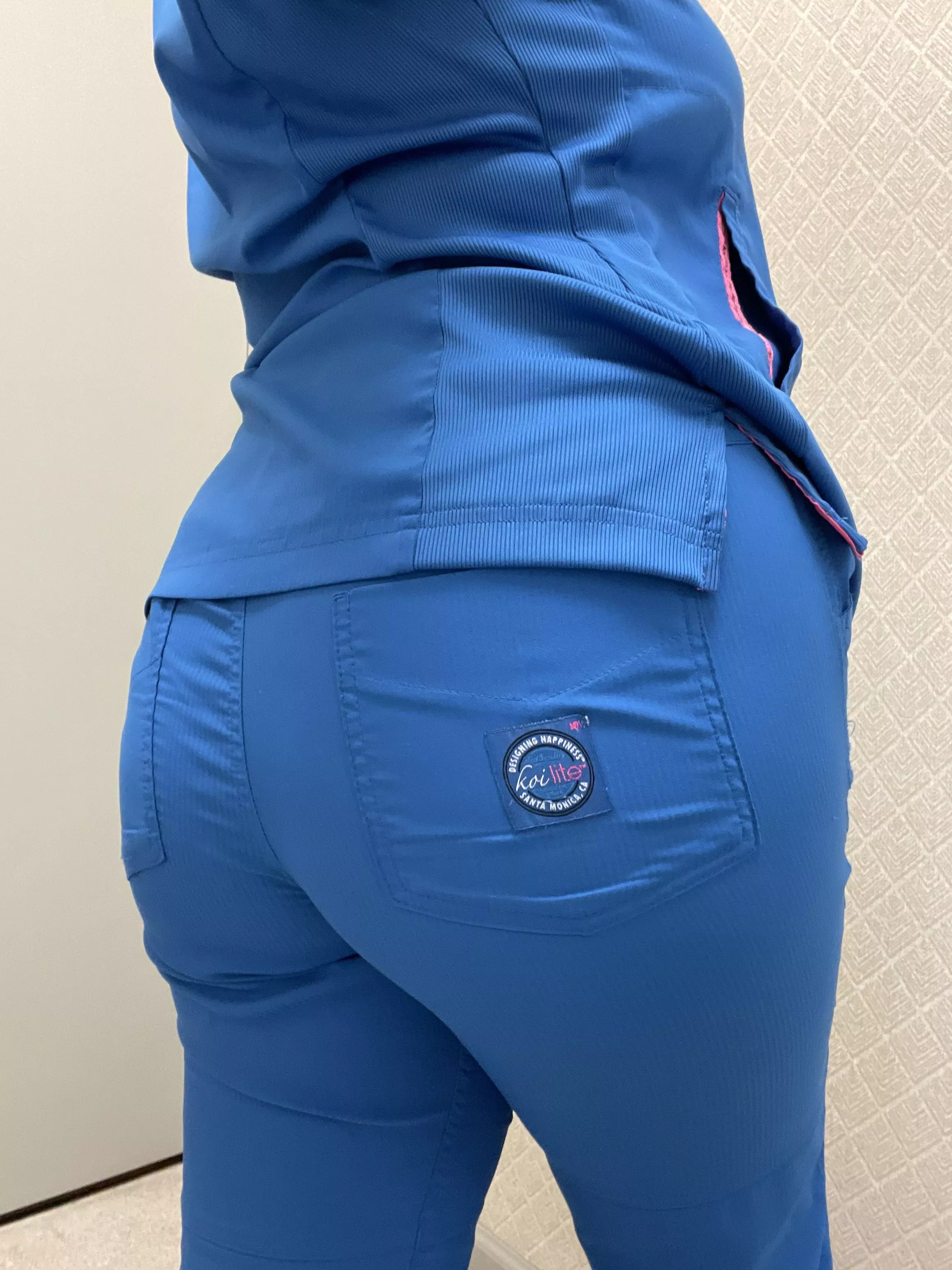 Pre work booty pic. Anyone like scrubs? posted by HornyCouple9897