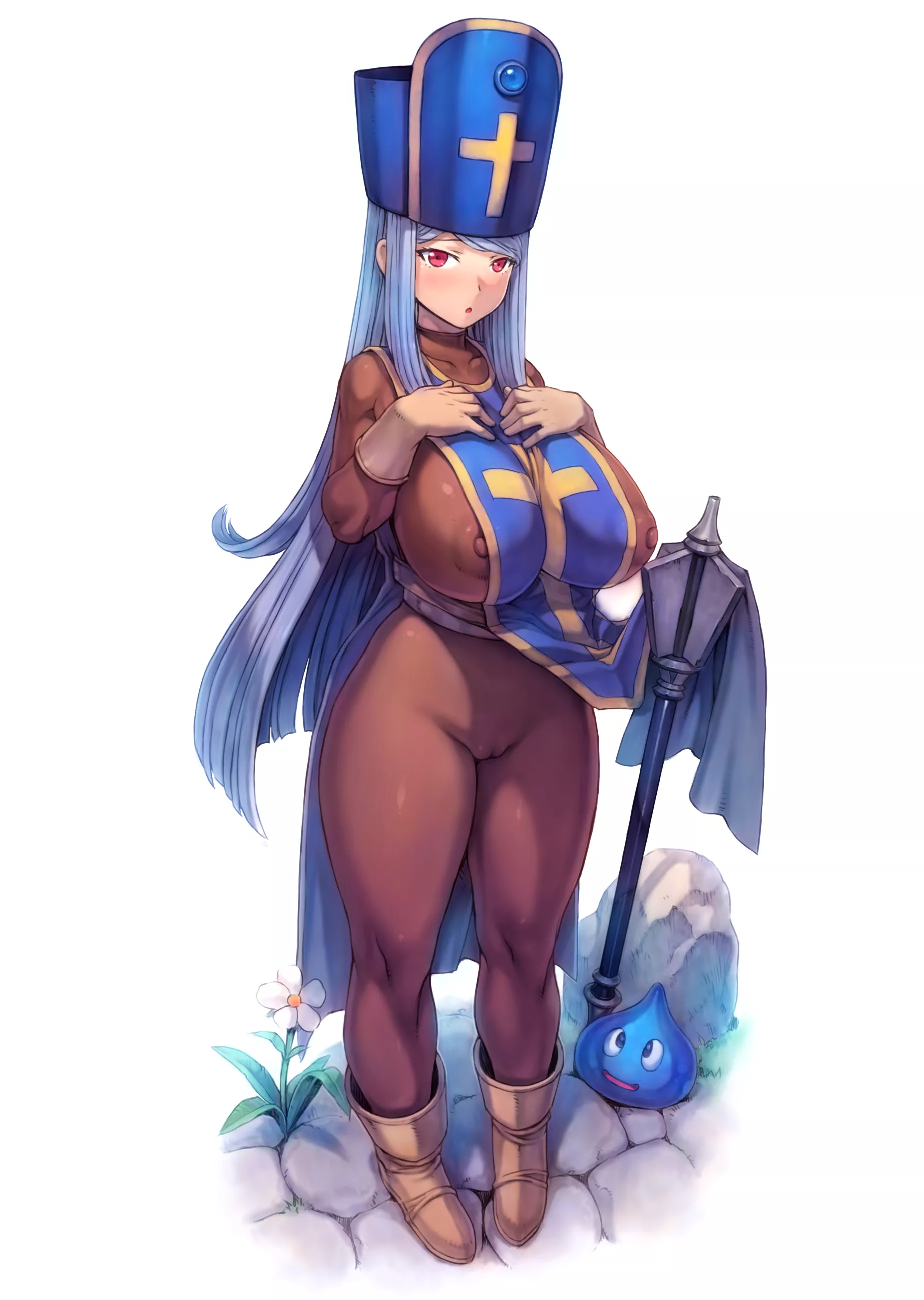 Priestess Joining You On Your Adventures (Mogudan ) [Dragon Quest] posted by sequence_string