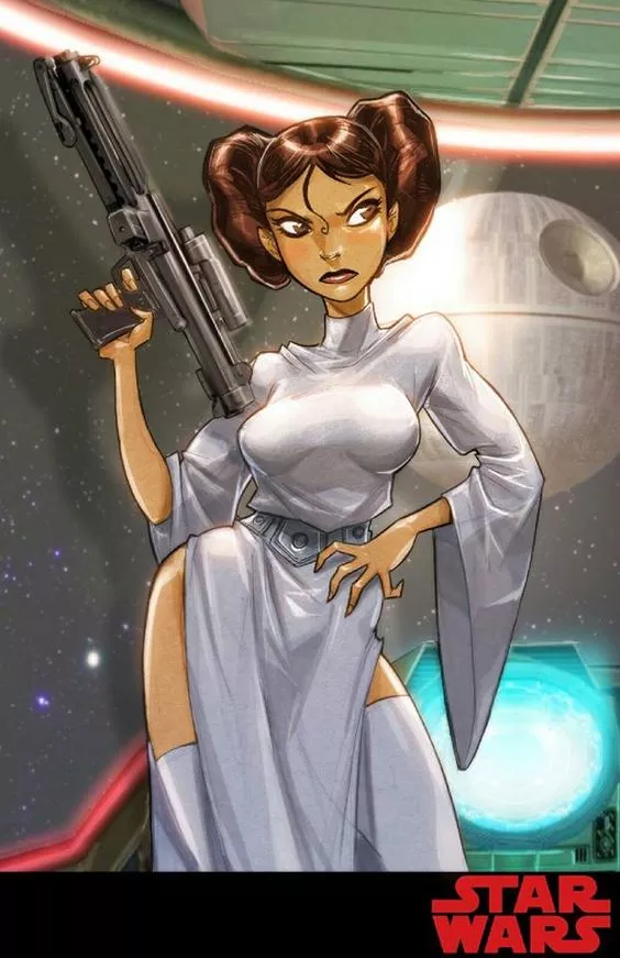 Princess Leia posted by SharkPimple