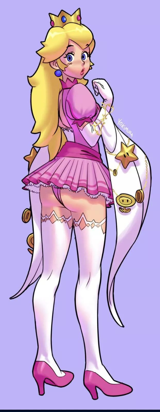 Princess peach booty (artist Yokimura) posted by Mizerd_12