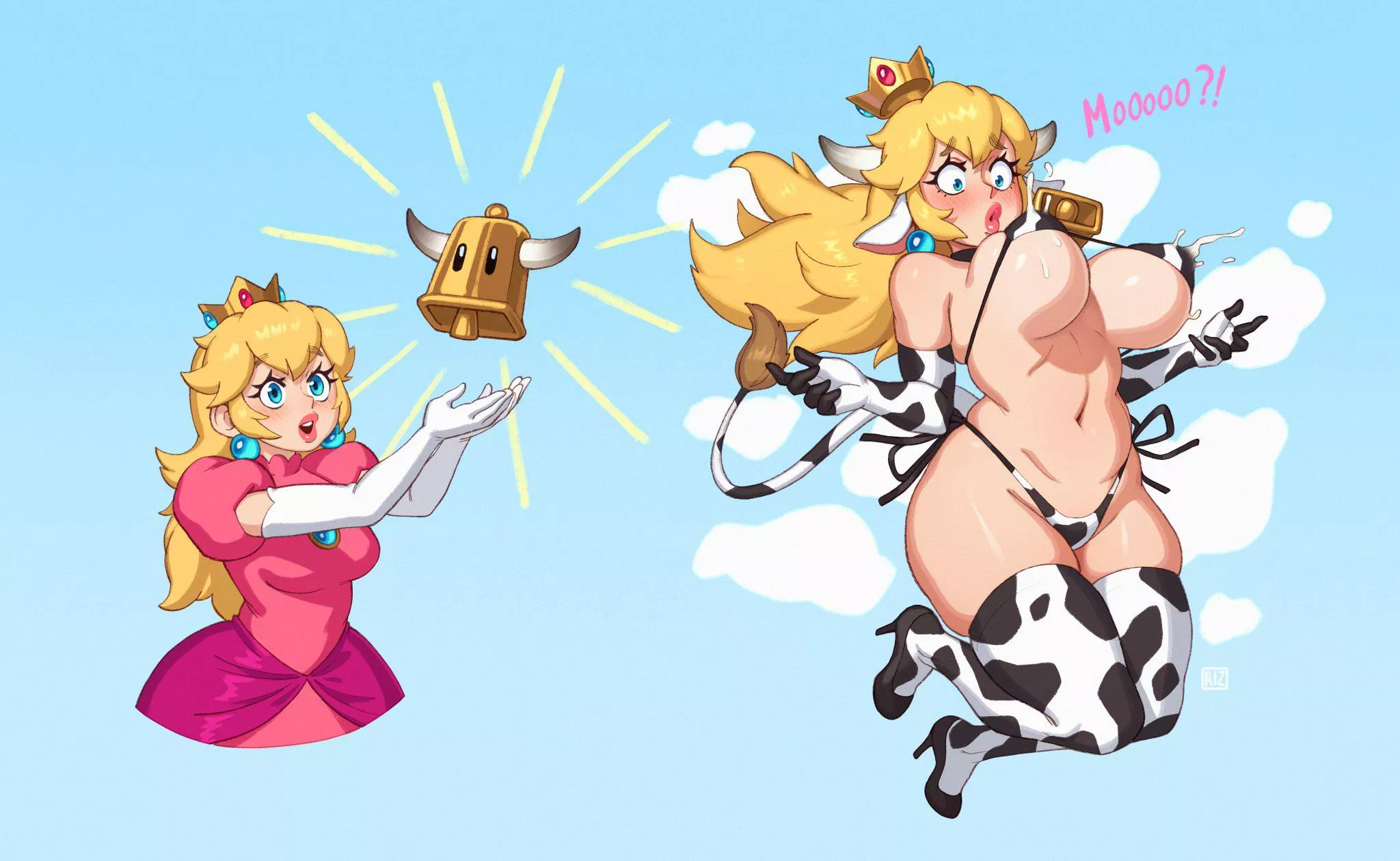 Princess Peach discovered a new power-up (Rizdraws) posted by organizeit2