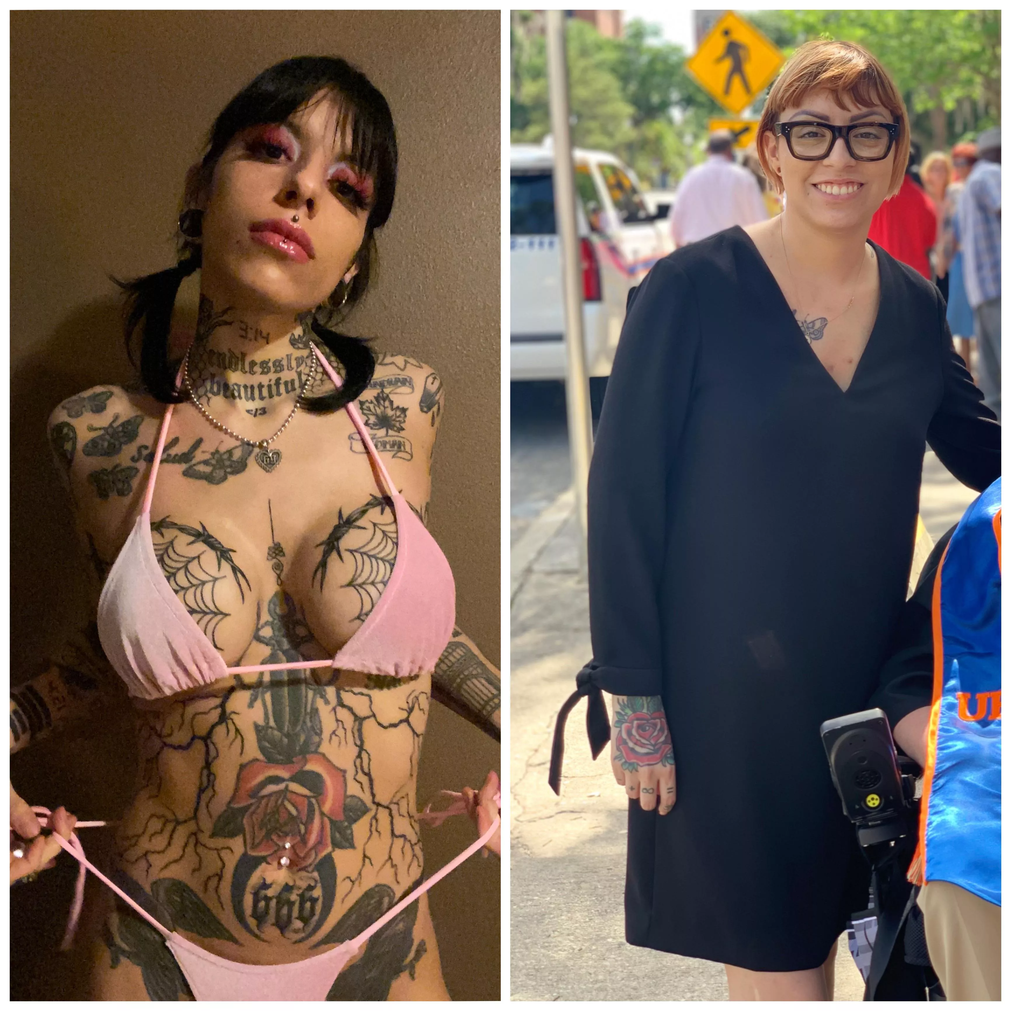 Progress report 💕(Breast augmentation, lip filler, cheek filler, botox, & weight loss) so happy to find this community, a place where I belong 🙏🏼 posted by Sativadom666