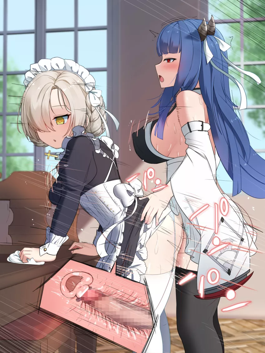 Properly Using Your Maid (Azur Lane) posted by Azazel_Hazelrink