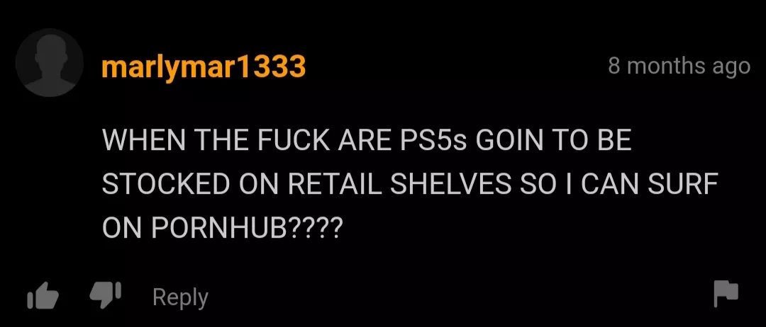 PS5 comments getting out of hand posted by RandomVideosHun